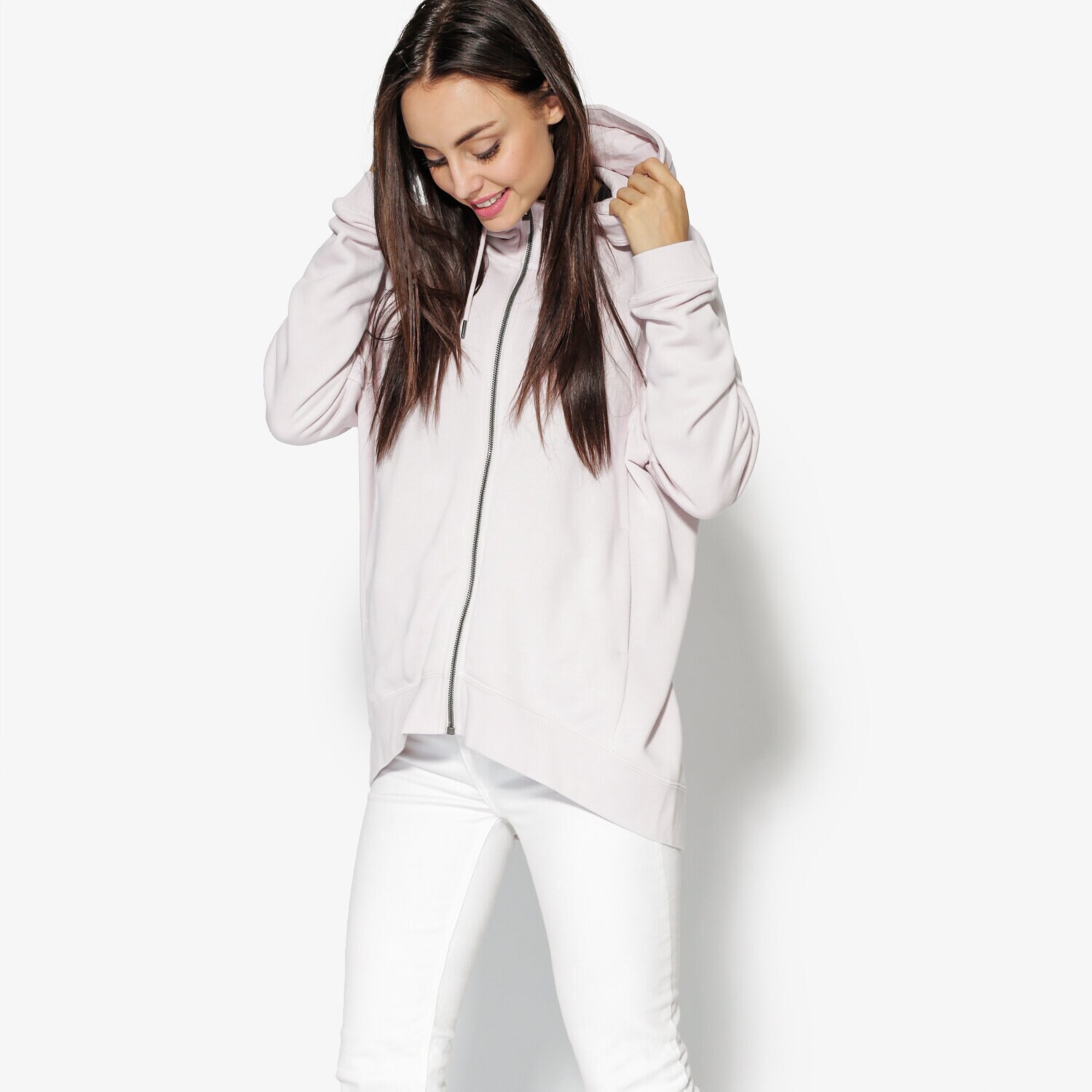 Damen NIKE SWEATSHIRT W NSW MODERN CAPE 885595-699 Rosa
