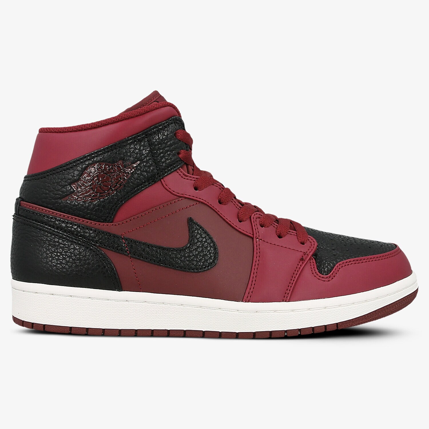 Herren Sneaker JORDAN AIR 1 MID  554724601 Dunkelrot