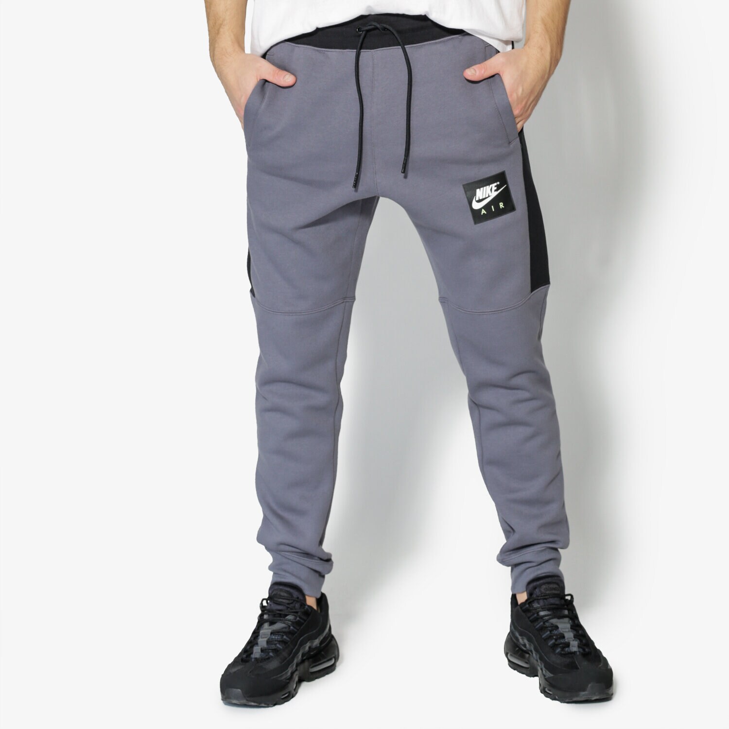 Herren Hosen NIKE HOSE M NSW JGGR AIR FLC 886048-021 Grau