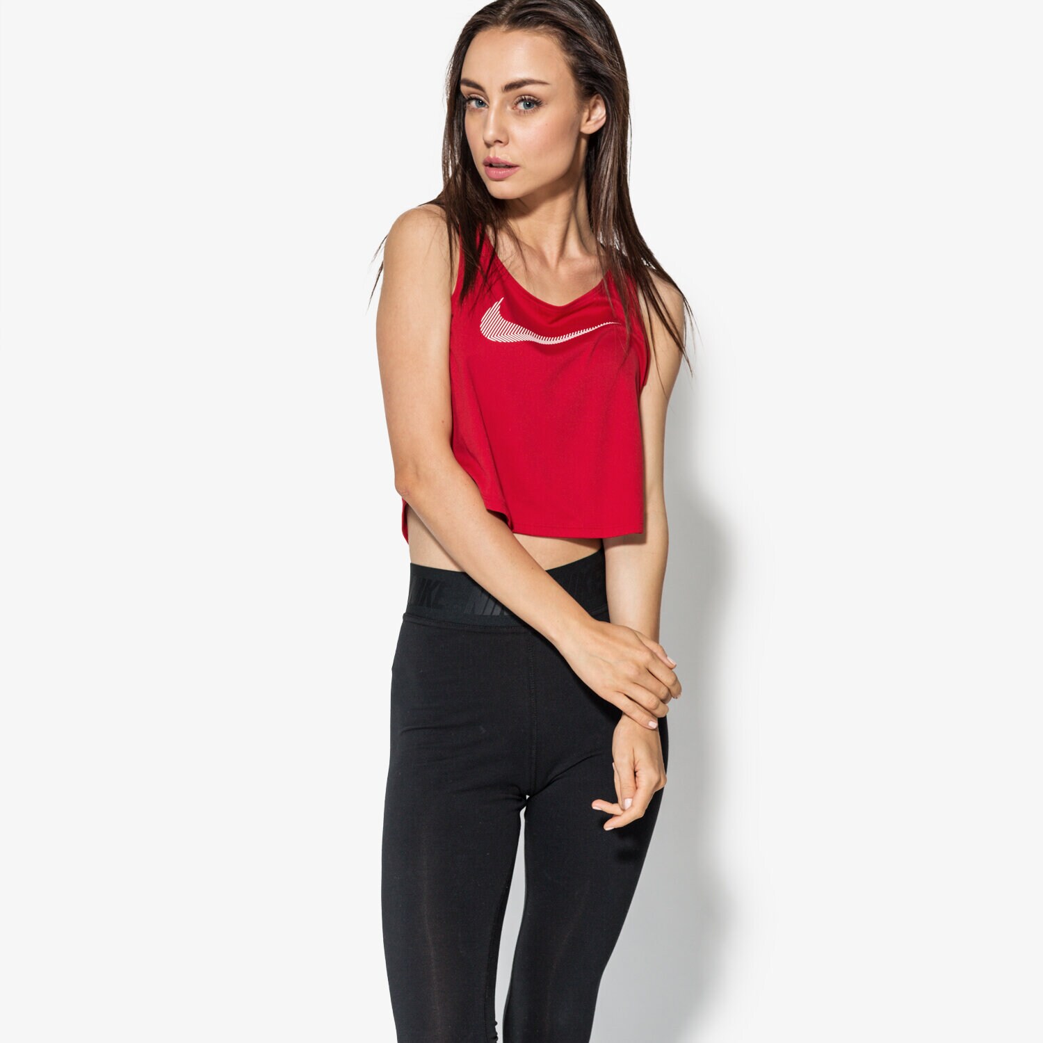 Damen T-Shirt NIKE TANK W NK DRY TANK ELASTIKA GRX 898247-687 Rot