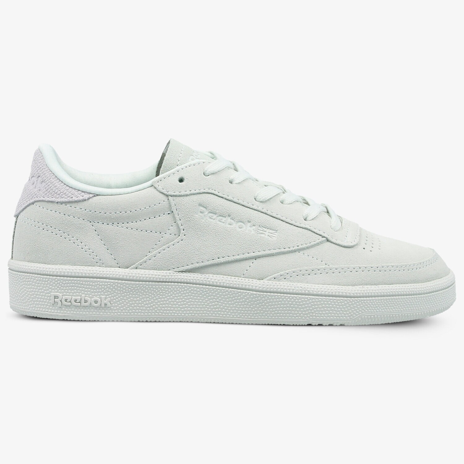 Damen Sneaker REEBOK CLUB C 85 NUBUCK OPAL WHIT CM9054 Grün