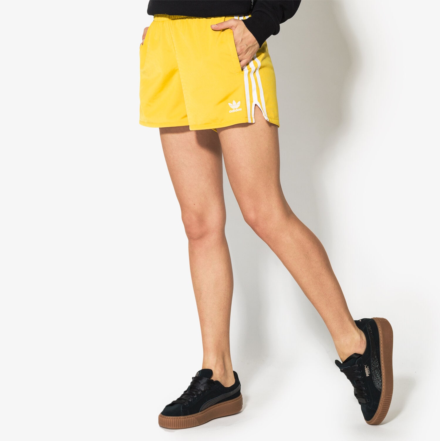 Damen Shorts ADIDAS SHORTS 3 STR SHORT CY4764 Gold