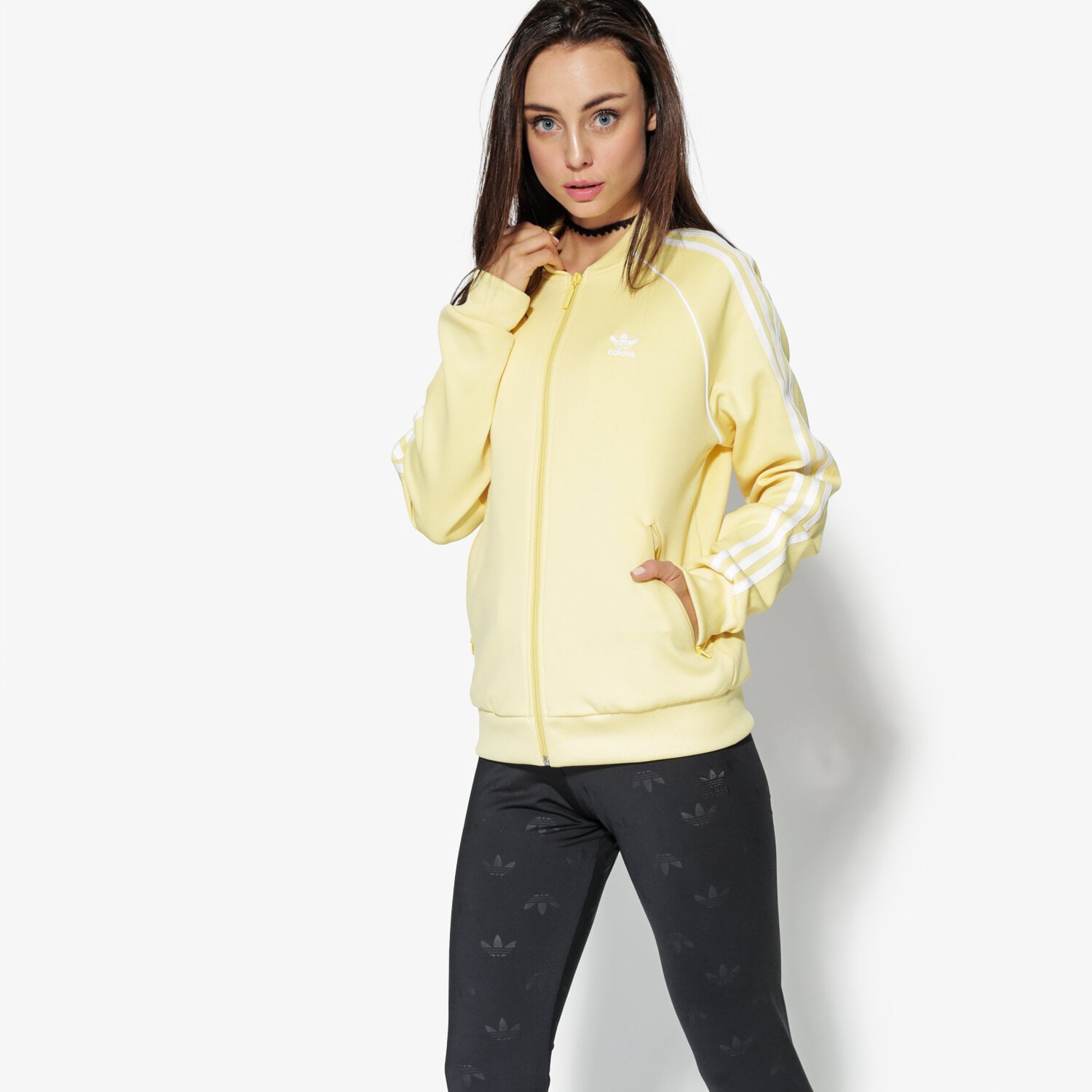 Damen ADIDAS SWEATSHIRT SST TT CE2397 Gelb