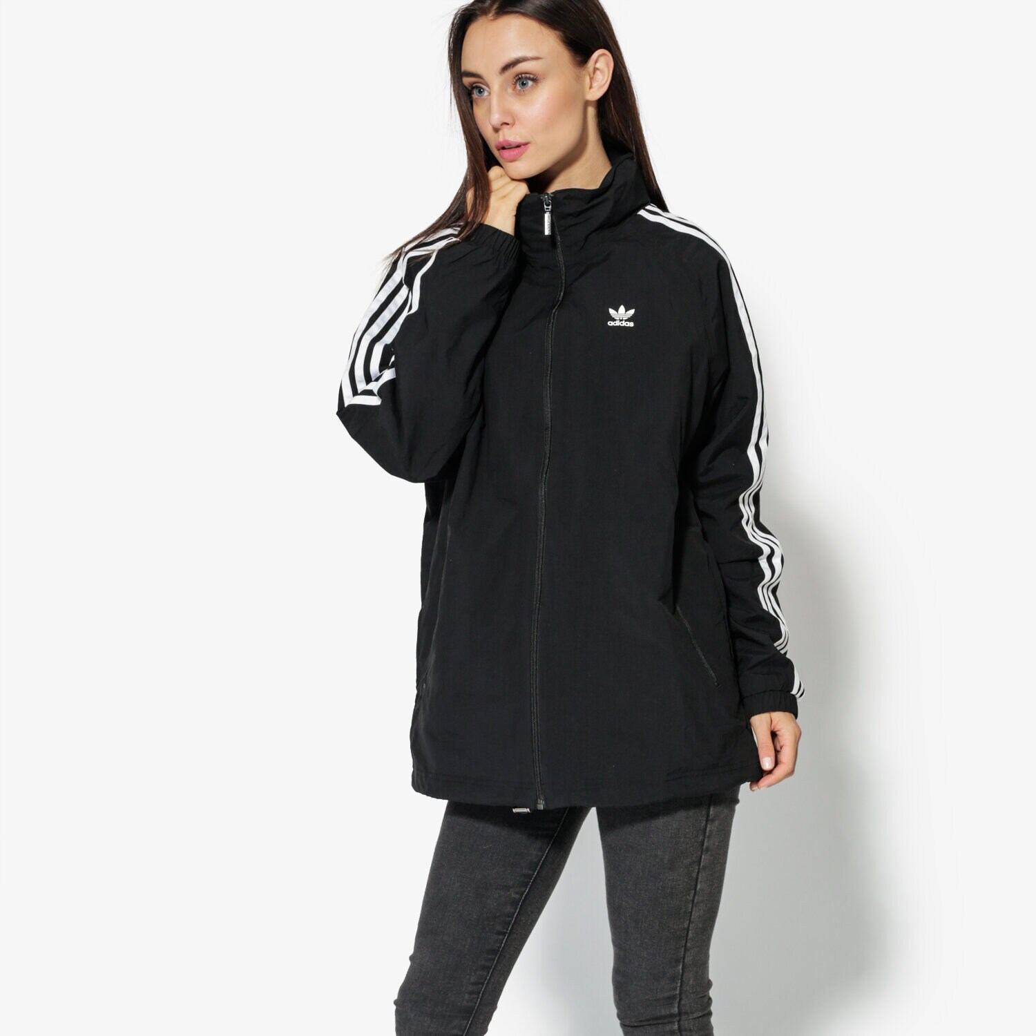Damen Übergangsjacke ADIDAS JACKE STADIUM JKT CE5604 Schwarz
