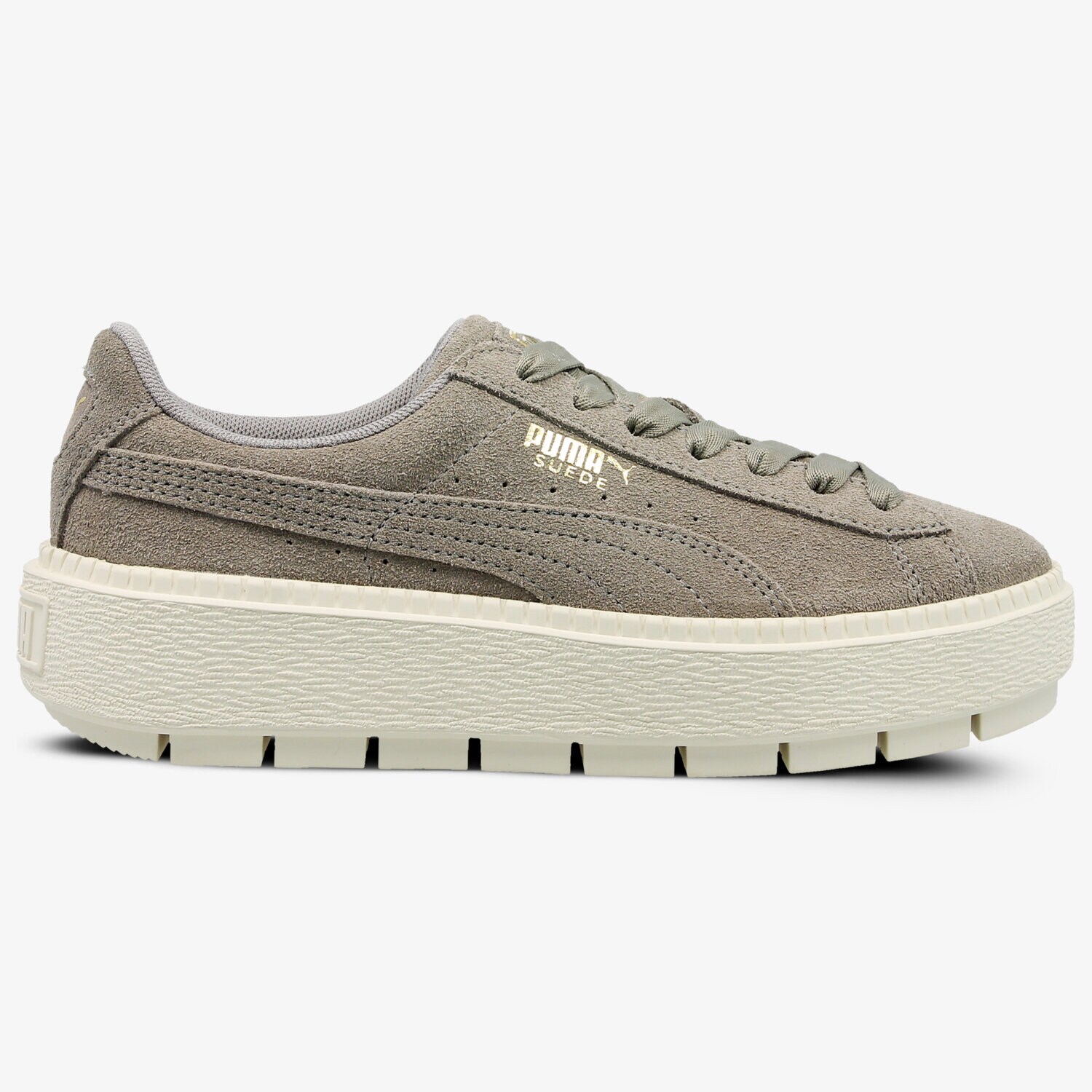 Damen Sneaker PUMA SUEDE PLATFORM RUGGED WN'S 36583006 Grau