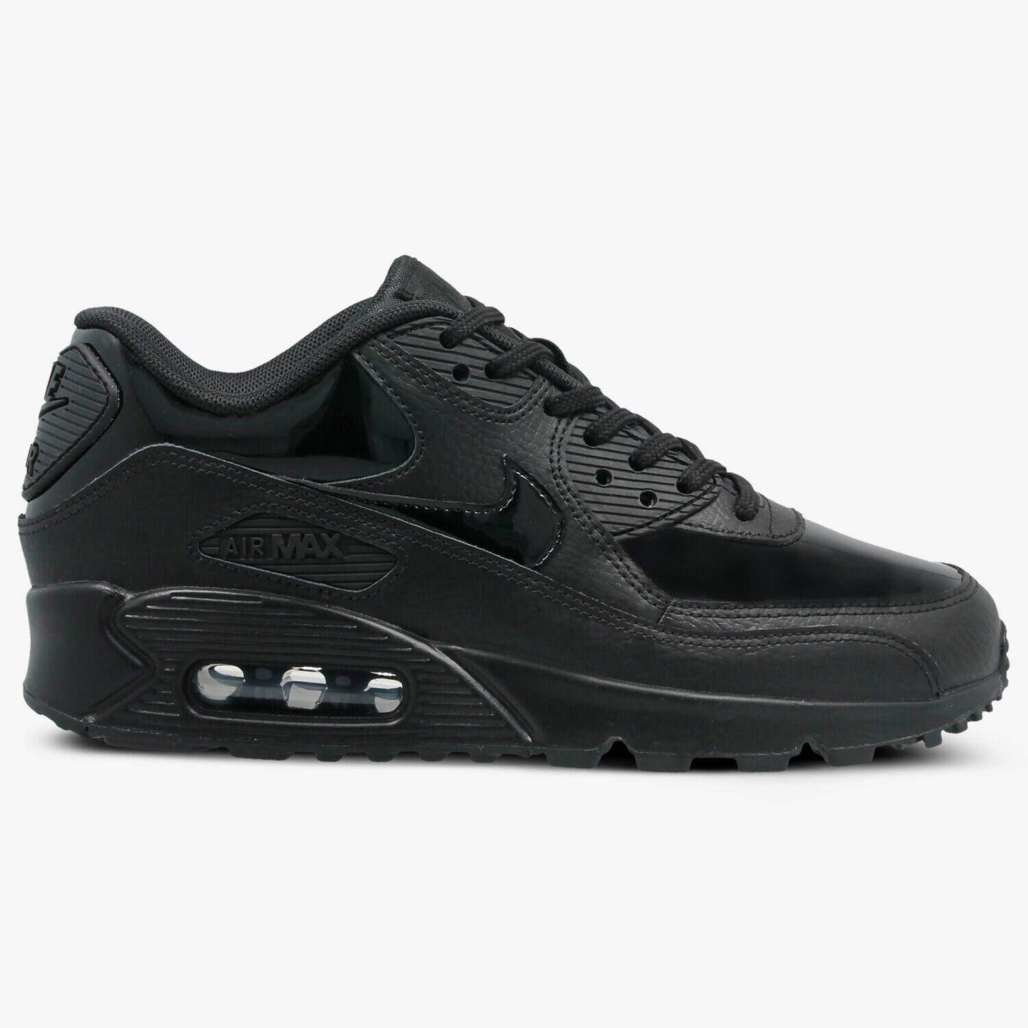Damen Sneaker NIKE WMNS AIR MAX 90 LEA 921304002 Schwarz