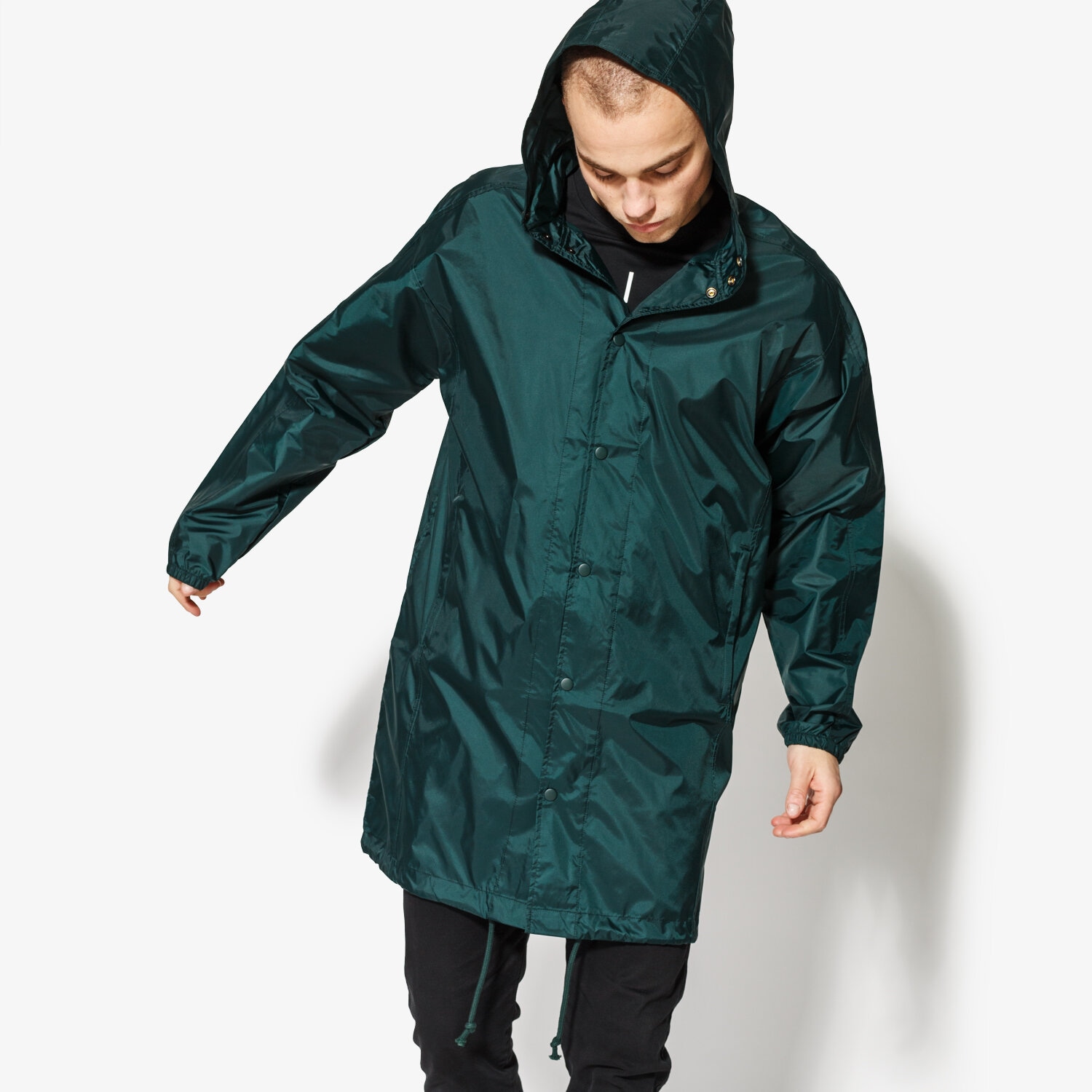 Herren Übergangsjacke ADIDAS JACKE TREFOIL COAT CW1319 Grün