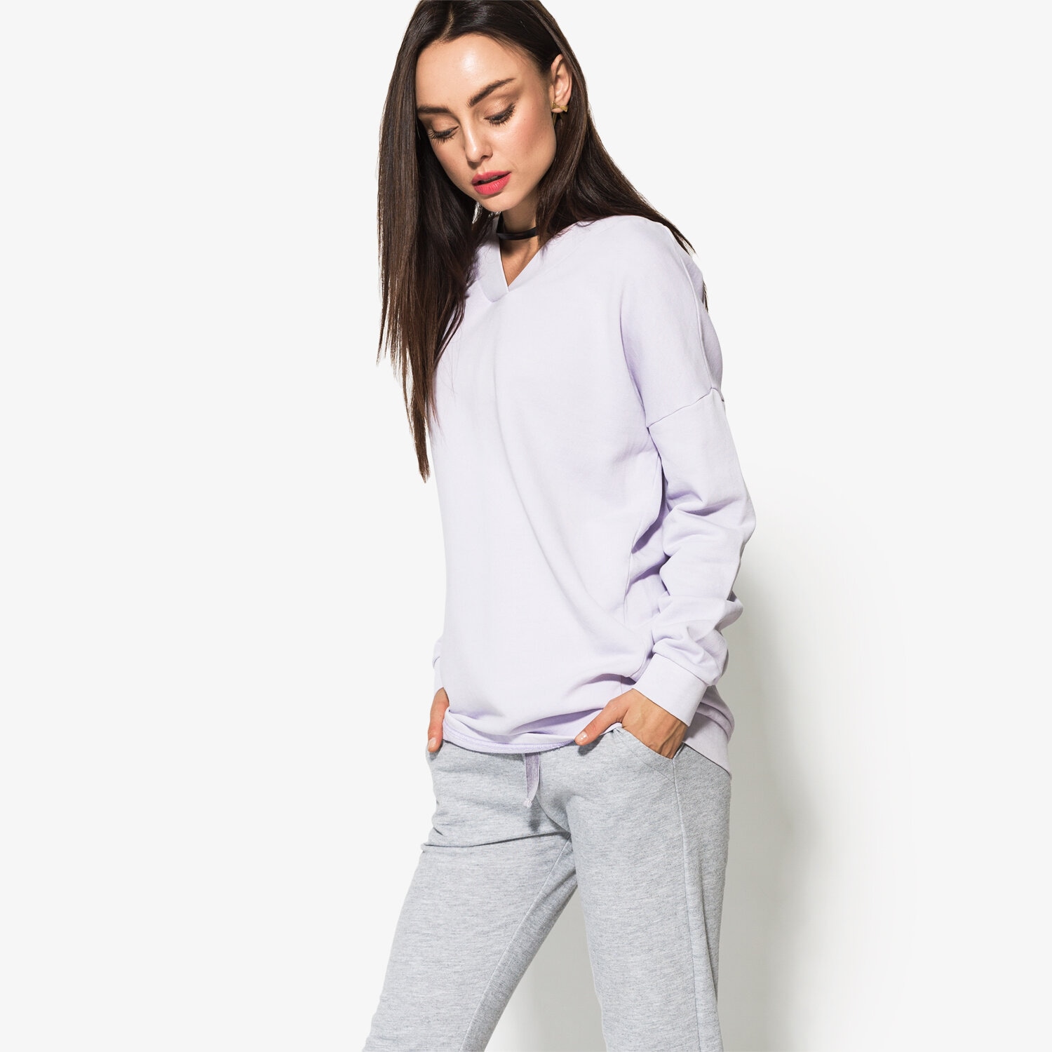 Damen CONFRONT SWEATSHIRT LILY CF18BLD04001 Violet