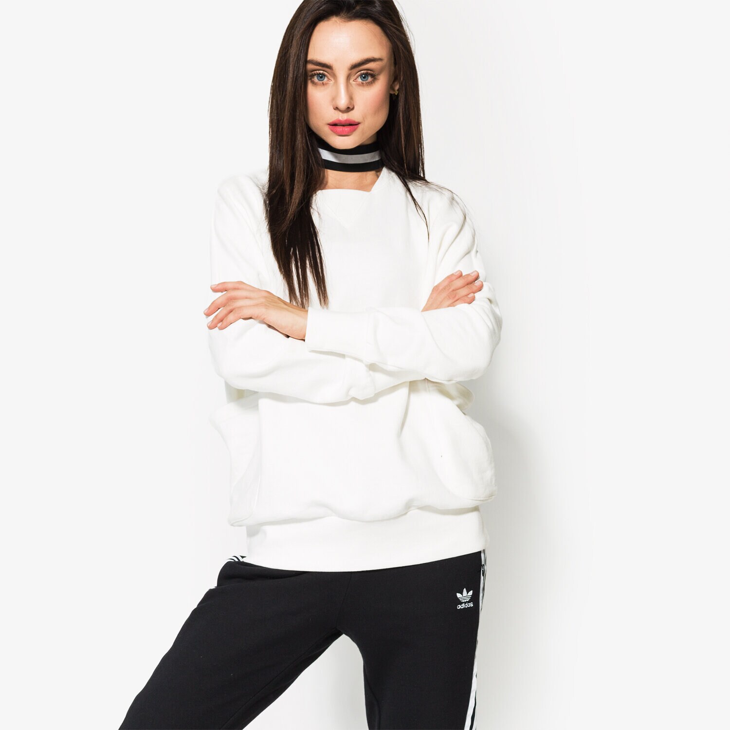 Damen CONFRONT SWEATSHIRT BRIER CF18BLD09001 Weiß