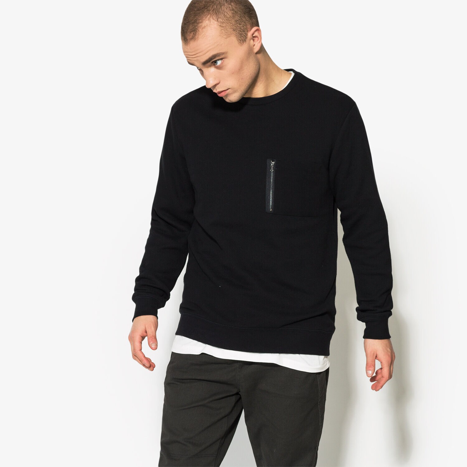 Herren CONFRONT SWEATSHIRT HOP CF18BLM15001 Schwarz