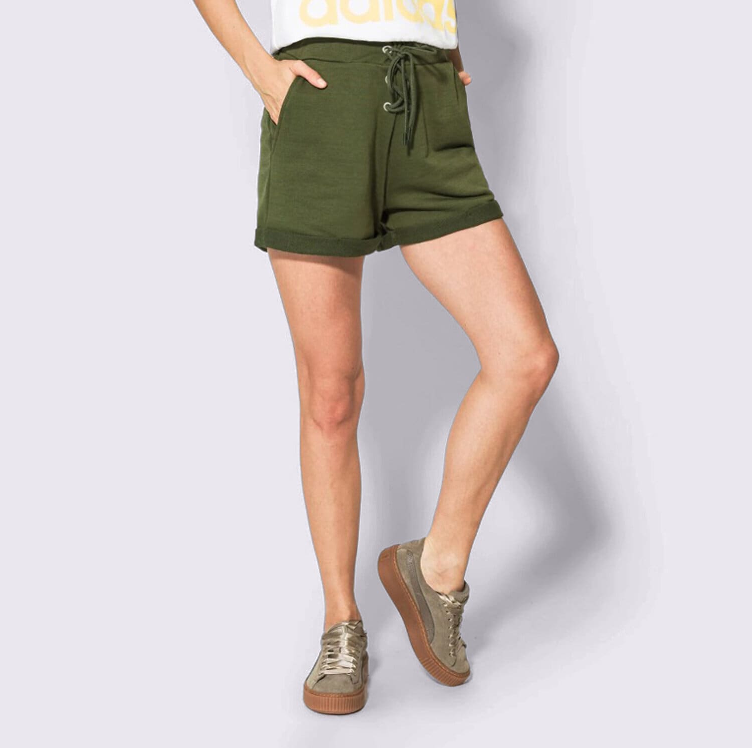Damen Shorts CONFRONT SHORTS NUT CF18SZD02002 Grün
