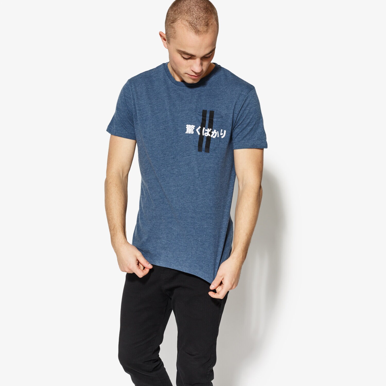 Herren T-Shirt CONFRONT T-SHIRT SS SIGN CF18TSM73001 Dunkelblau