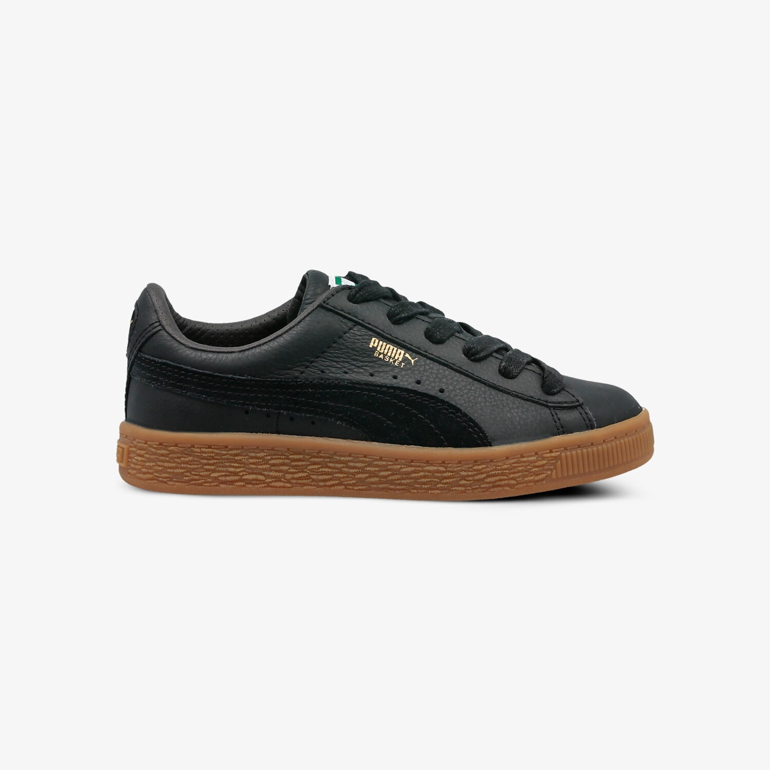 Kinder Sneaker PUMA BASKET CLASSIC GUM DELUXE PS 36507902 Schwarz
