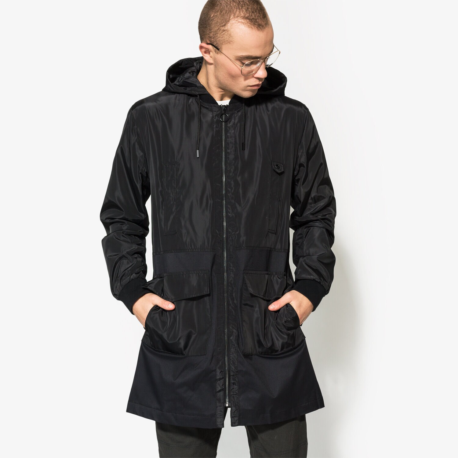Herren Übergangsjacke CONFRONT JACKE MAPLE CF18KUM09001 Schwarz