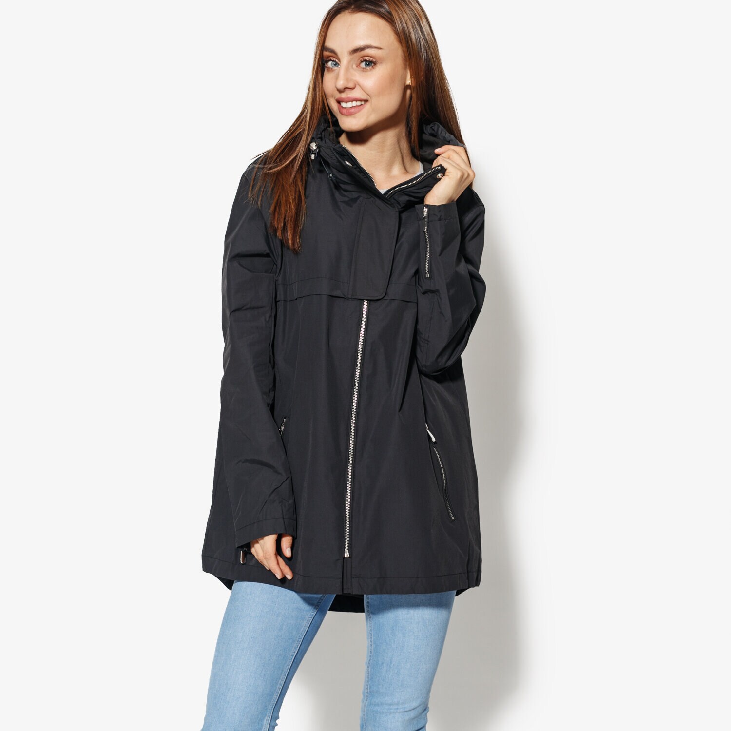 Damen Übergangsjacke CONFRONT JACKE THYME CF18KUD06001 Dunkelblau