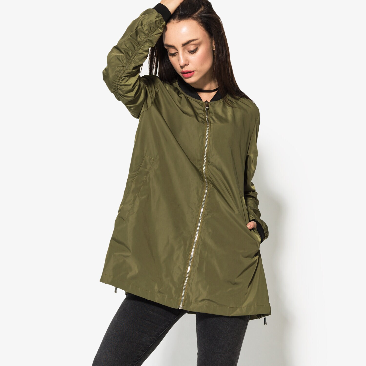 Damen Übergangsjacke CONFRONT JACKE IVY CF18KUD04002 Grün