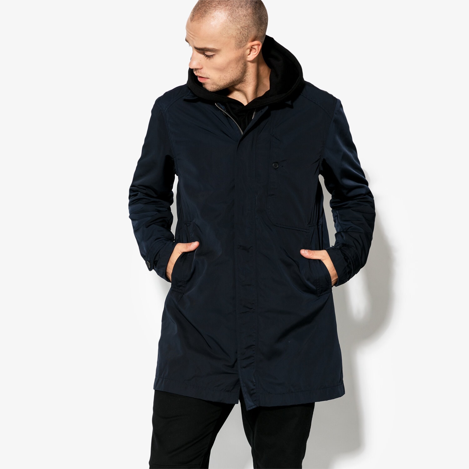 Herren Übergangsjacke CONFRONT JACKE OAK CF18KUM10002 Dunkelblau