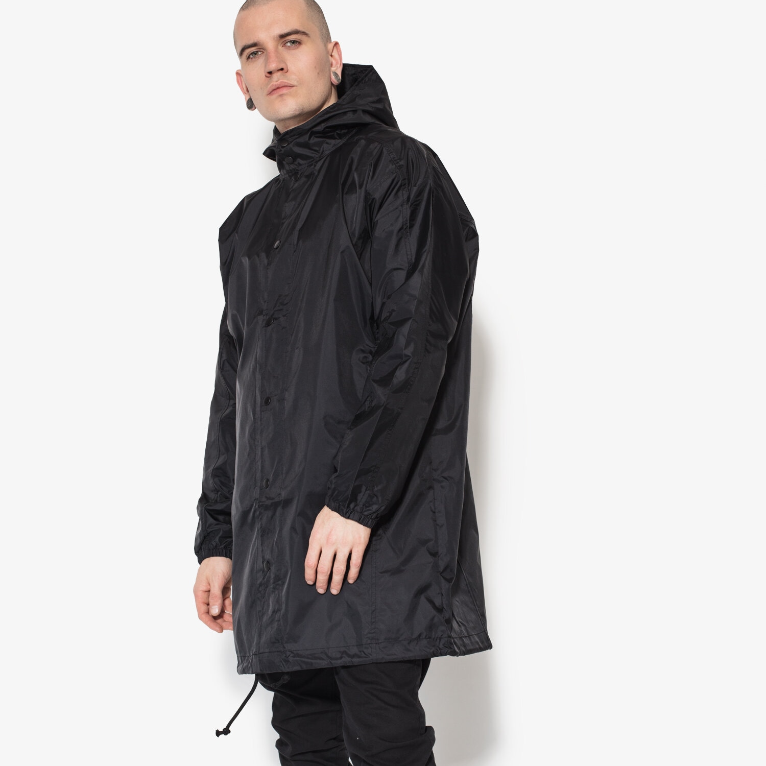 Herren Übergangsjacke ADIDAS JACKE TREFOIL COAT CW1317 Schwarz