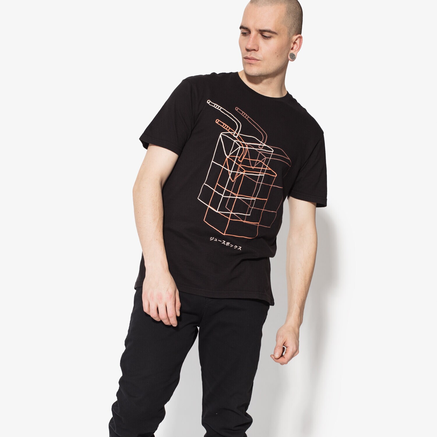 Herren T-Shirt CONFRONT T-SHIRT SS JUNIPER CF18TSM16001 Schwarz