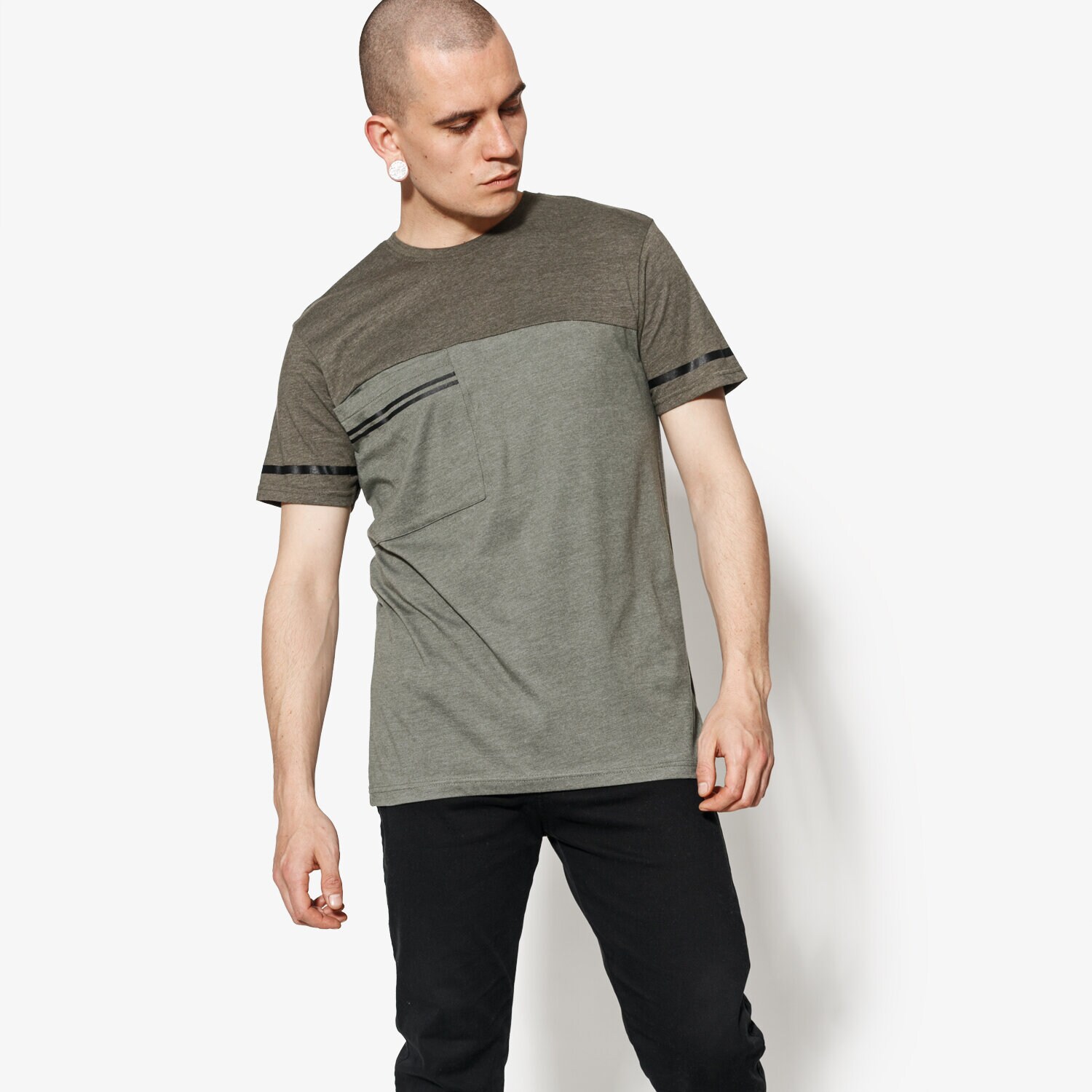 Herren T-Shirt CONFRONT T-SHIRT SS CRESS CF18TSM18001 Grün