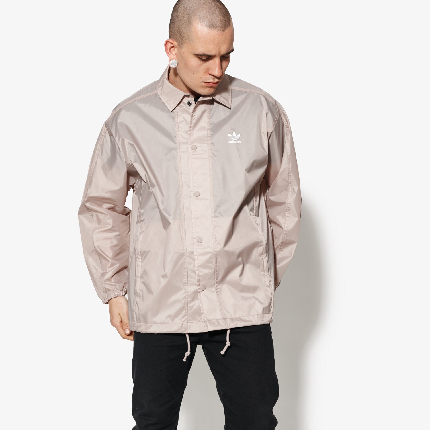 Herren Übergangsjacke ADIDAS JACKE TREF COACH-JKT CW1316 Beige
