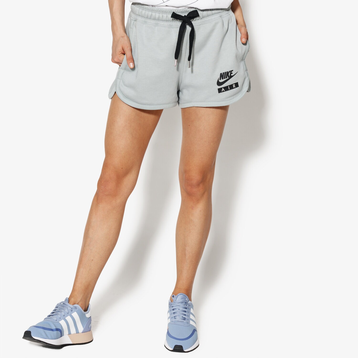 Damen Shorts NIKE SHORTS W NSW SHORT FT AIR AA1180-019 Grün
