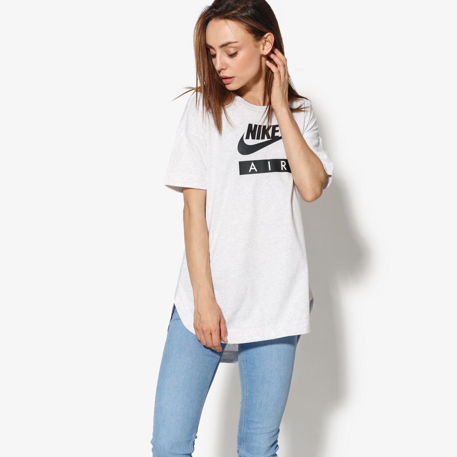Damen T-Shirt NIKE T-SHIRT SS W NSW TOP LOGO AIR AA1720-051 Weiß