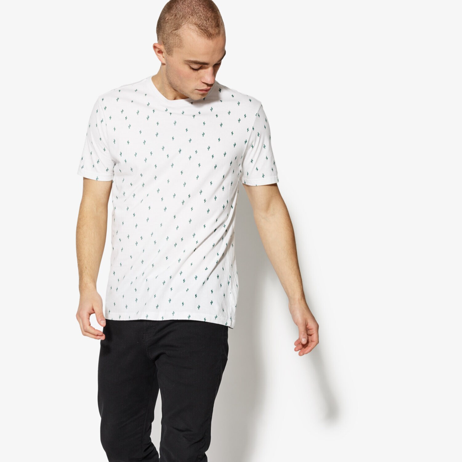 Herren T-Shirt CONFRONT T-SHIRT SS CACTUS CF18TSM78003 Weiß