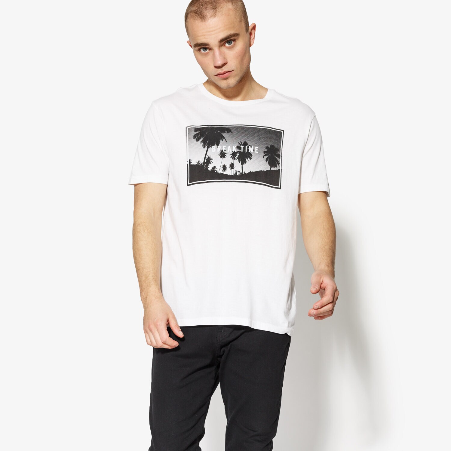 Herren T-Shirt CONFRONT T-SHIRT SS TROPICS CF18TSM80001 Weiß