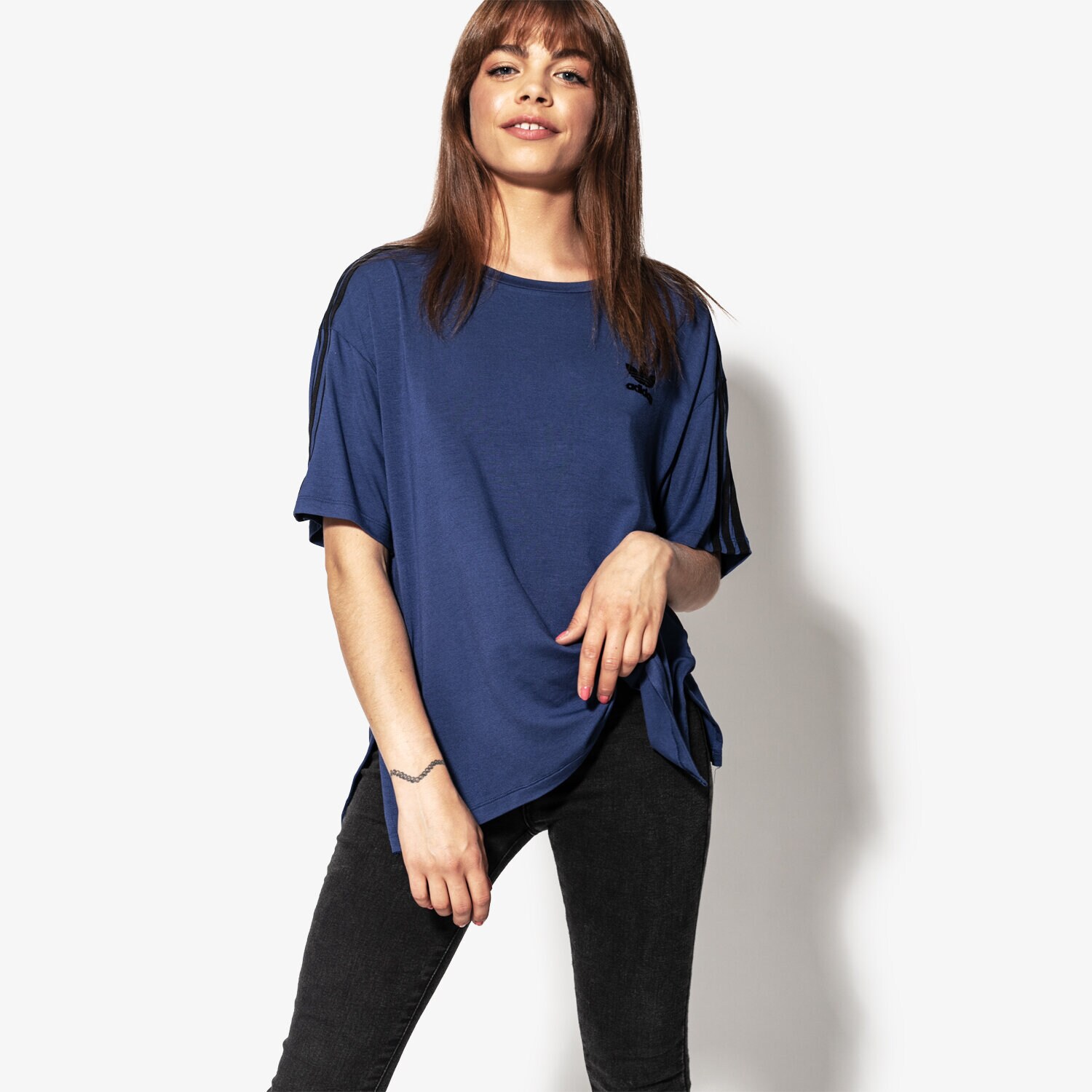 Damen T-Shirt ADIDAS T-SHIRT SS MONTHLY PACKS FSH L TEE CE3718 Dunkelblau