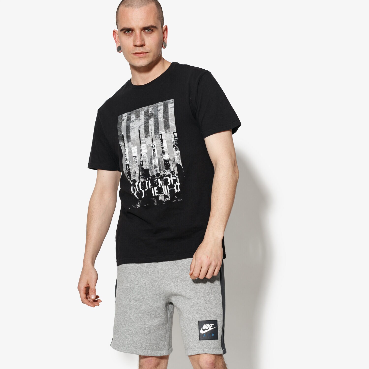 Herren T-Shirt CONFRONT T-SHIRT SS DIVISIO CF18TSM77001 Schwarz