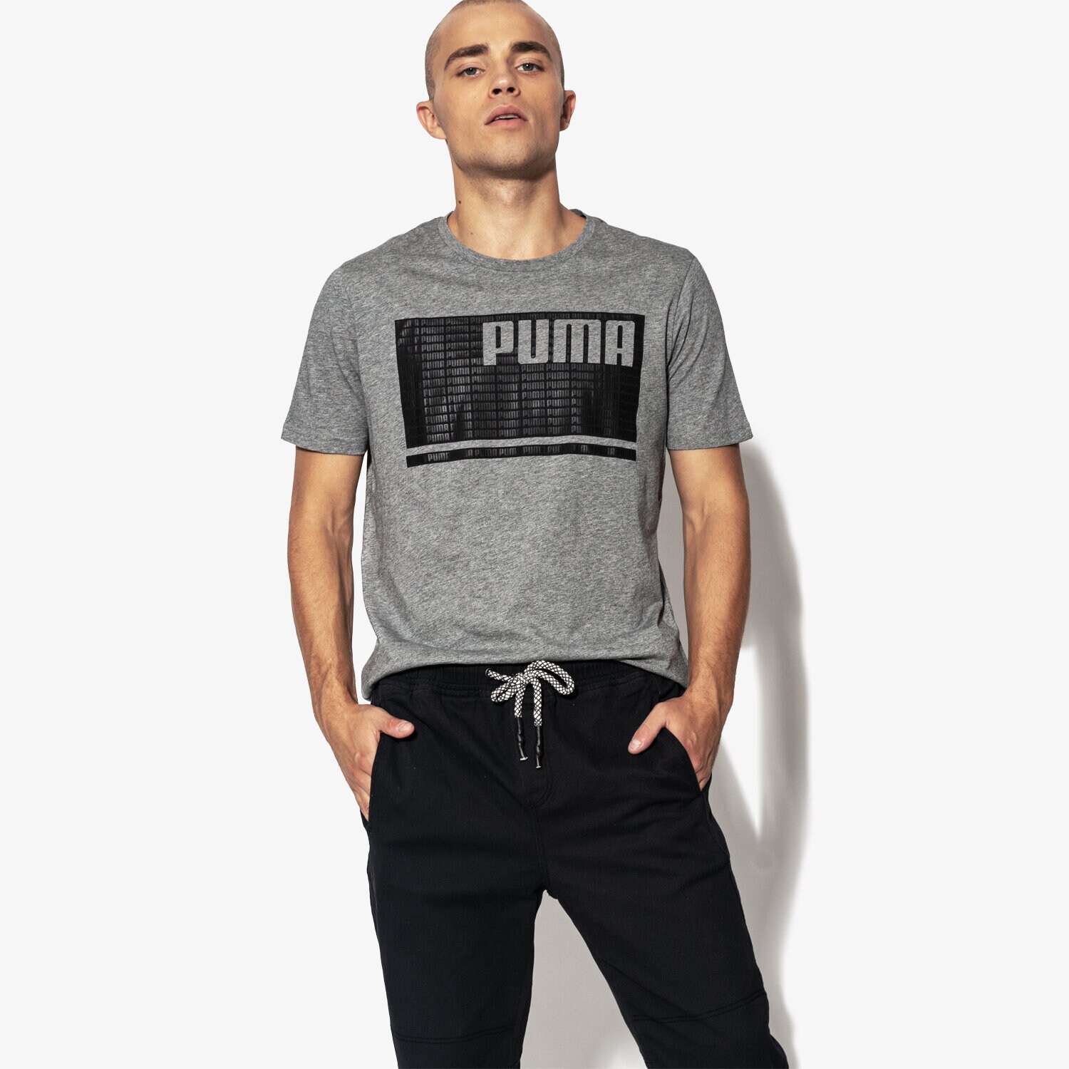 Herren T-Shirt PUMA T-SHIRT SS SUMMER REBEL TEE 85010103 Grau