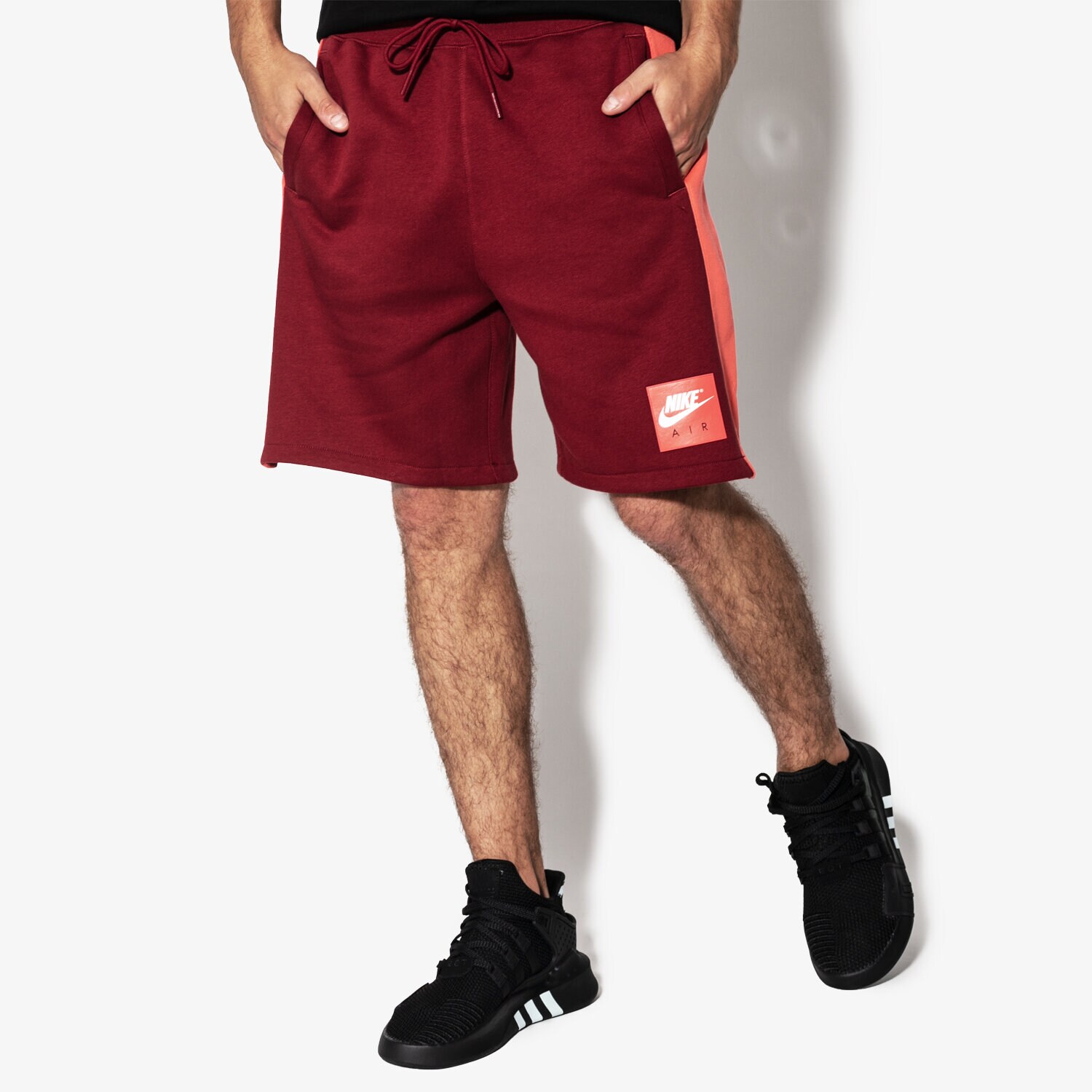 Herren Shorts NIKE SHORTS M NSW SHORT AIR FLC 886052-677 Dunkelrot