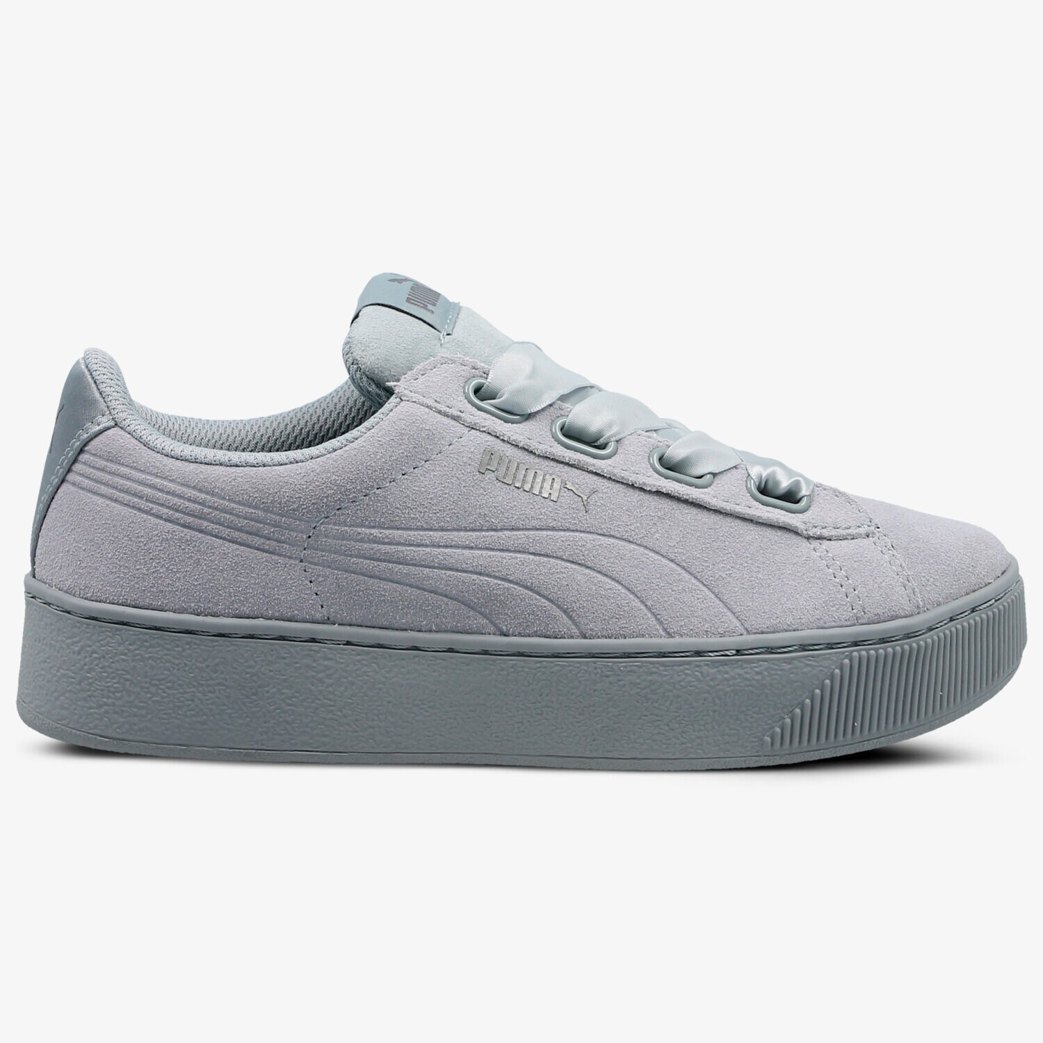 Damen Sneaker PUMA VIKKY PLATFORM RIBBON S 36641802 Grau