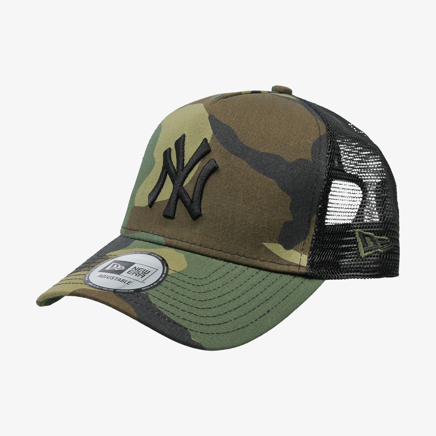 Herren Cap NEW ERA MÜTZE CAMO TEAM TRUCKER NEW YORK YANKEES WOODLAND CA 80536758 Multicolor