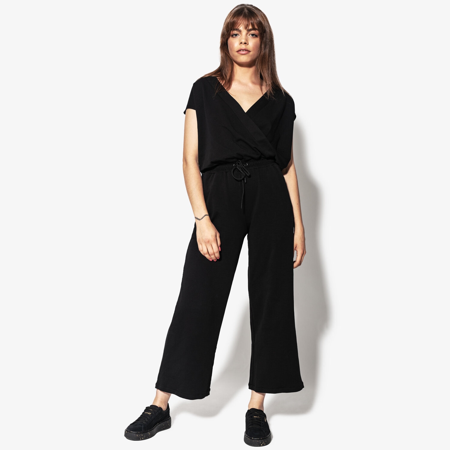 Damen Hosen CONFRONT OVERALL TULIP CF18SPD07001 Schwarz