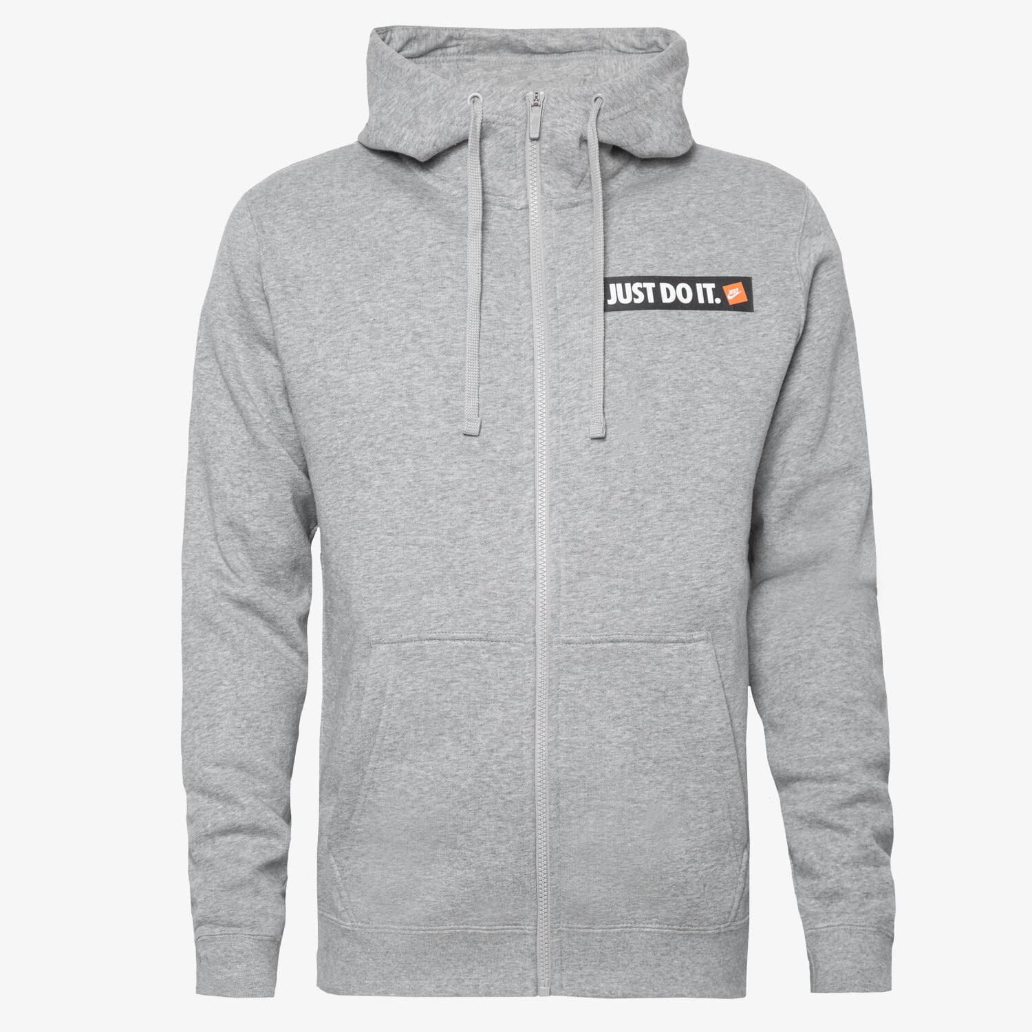 Herren NIKE SWEATSHIRT M NSW HOODIE FZ FLC HBR 928703-063 Grau