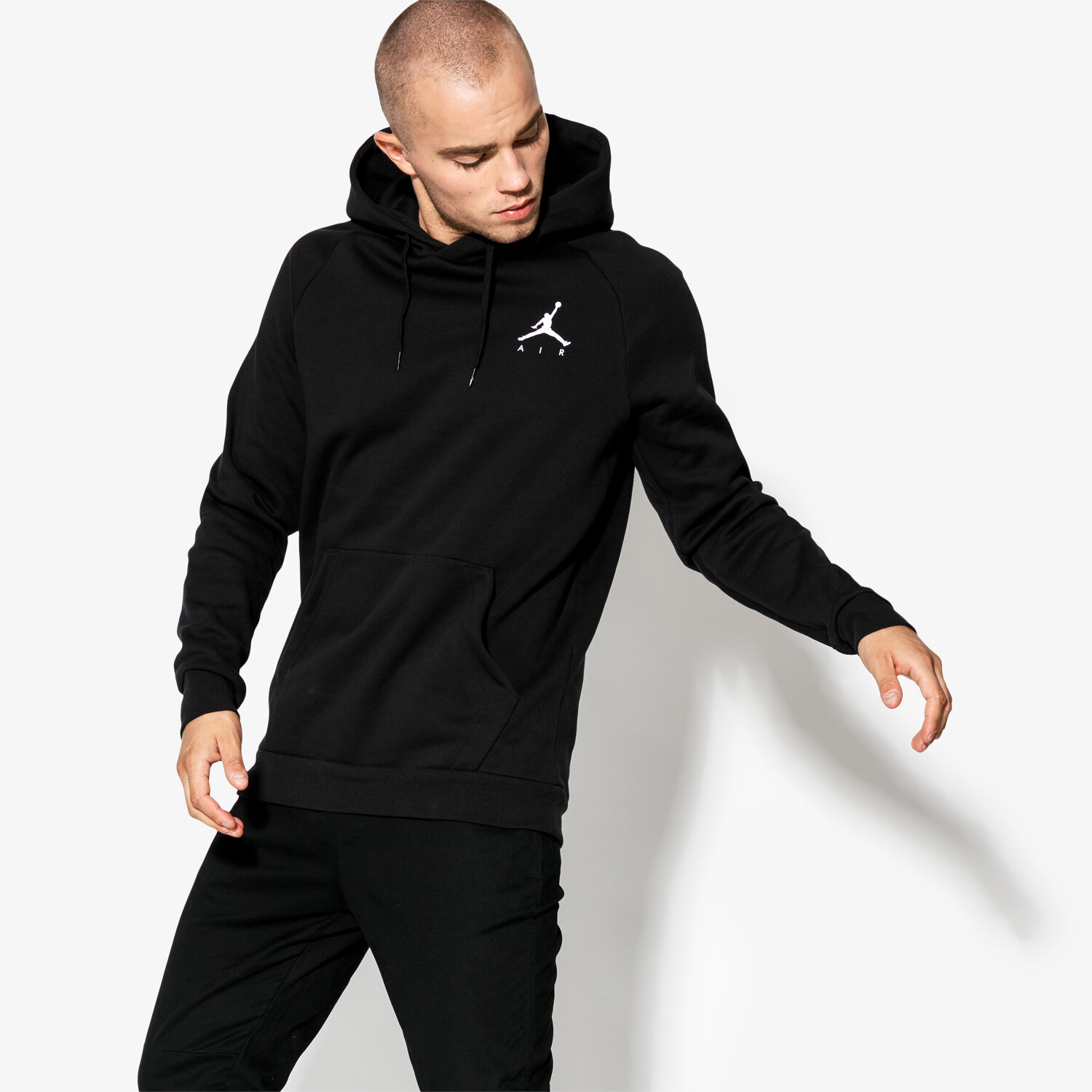 Herren JORDAN SWEATSHIRT JUMPMAN FLEECE PO 940108-010 Schwarz