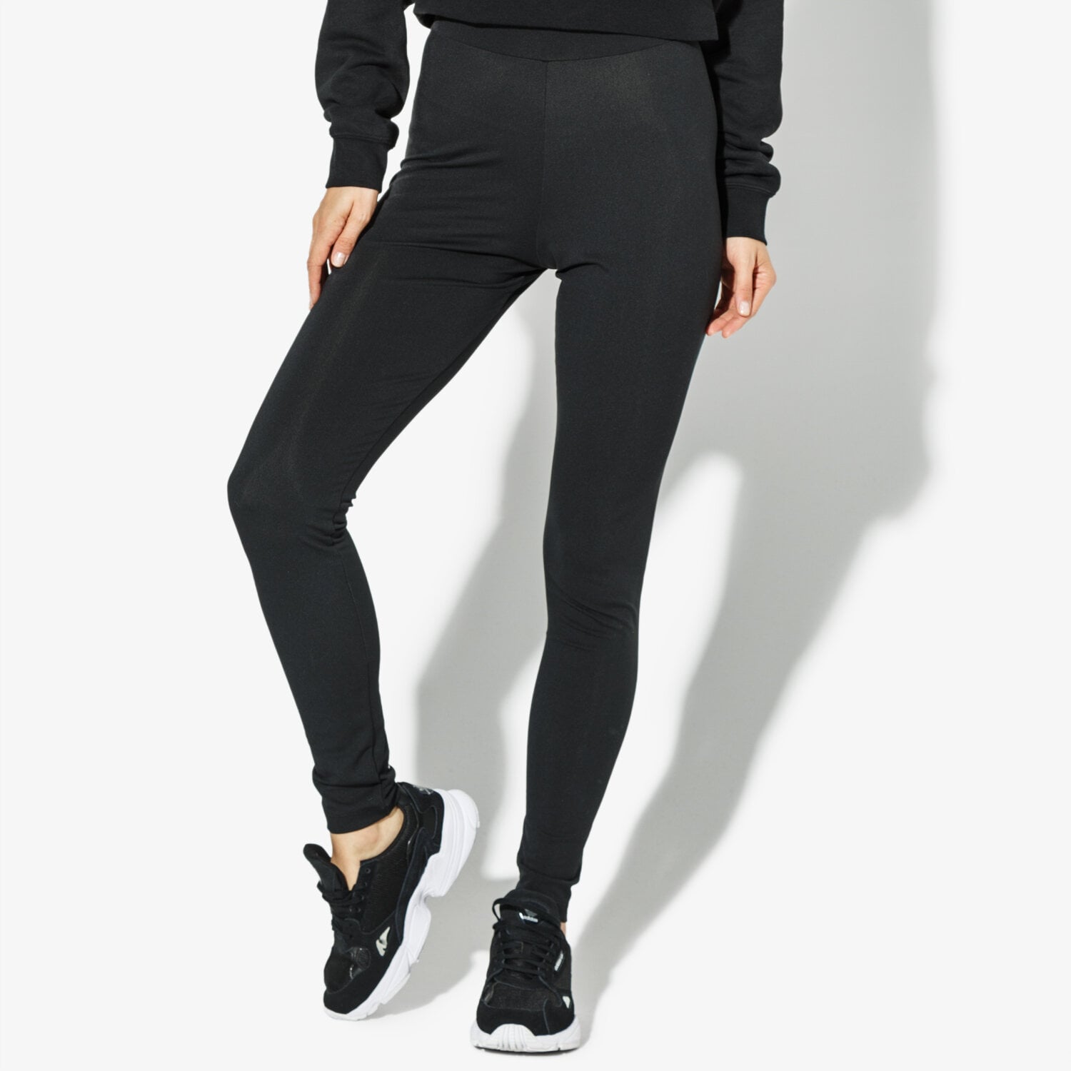 Damen Hosen ADIDAS LEGGINGS TREFOIL TIGHT ADICOLOR CW5076 Schwarz