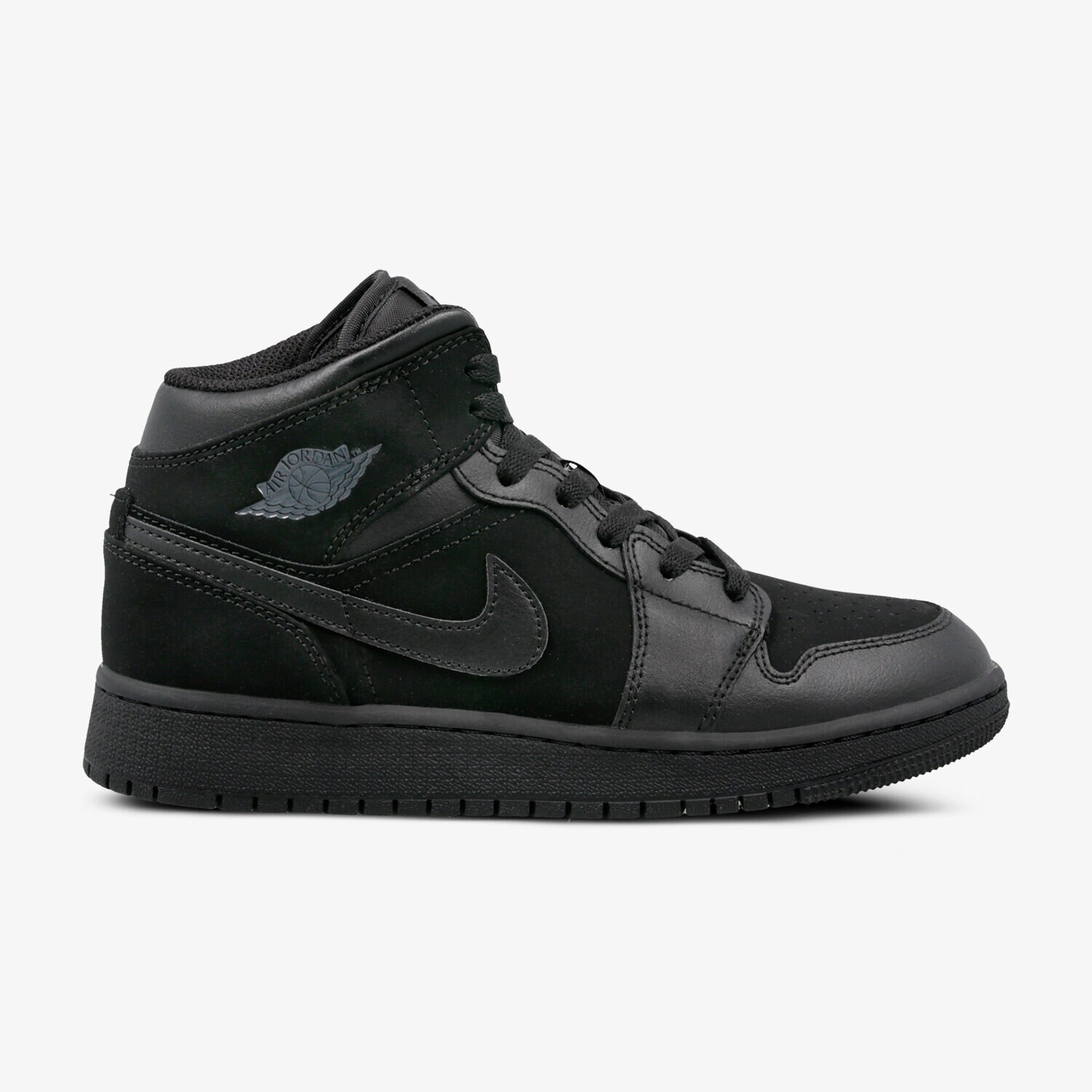 Kinder Sneaker AIR JORDAN 1 MID BG 554725-050 Schwarz