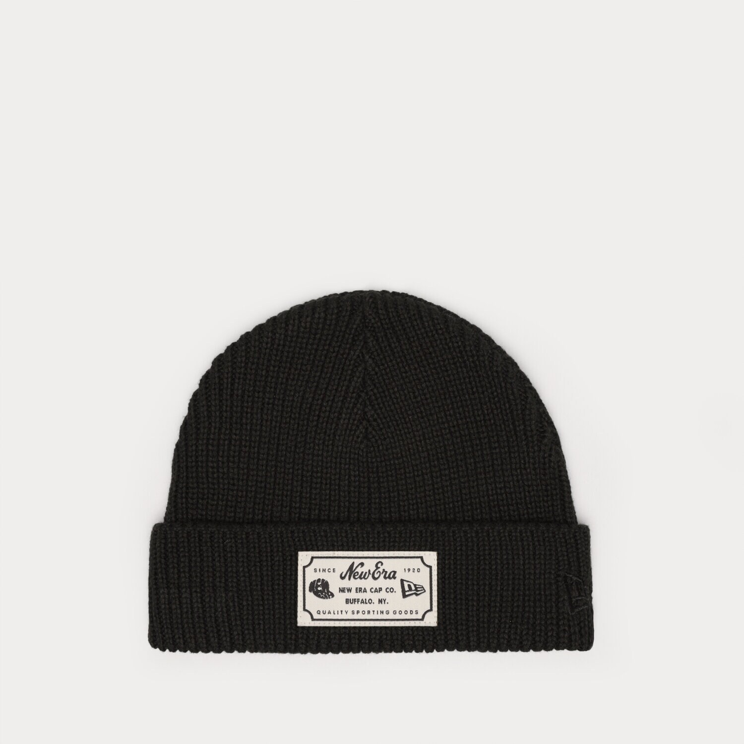 Herren Mütze NEW ERA MÜTZE NE PATCH BEANIE BLK NEW ERA BLK 60285039 Schwarz