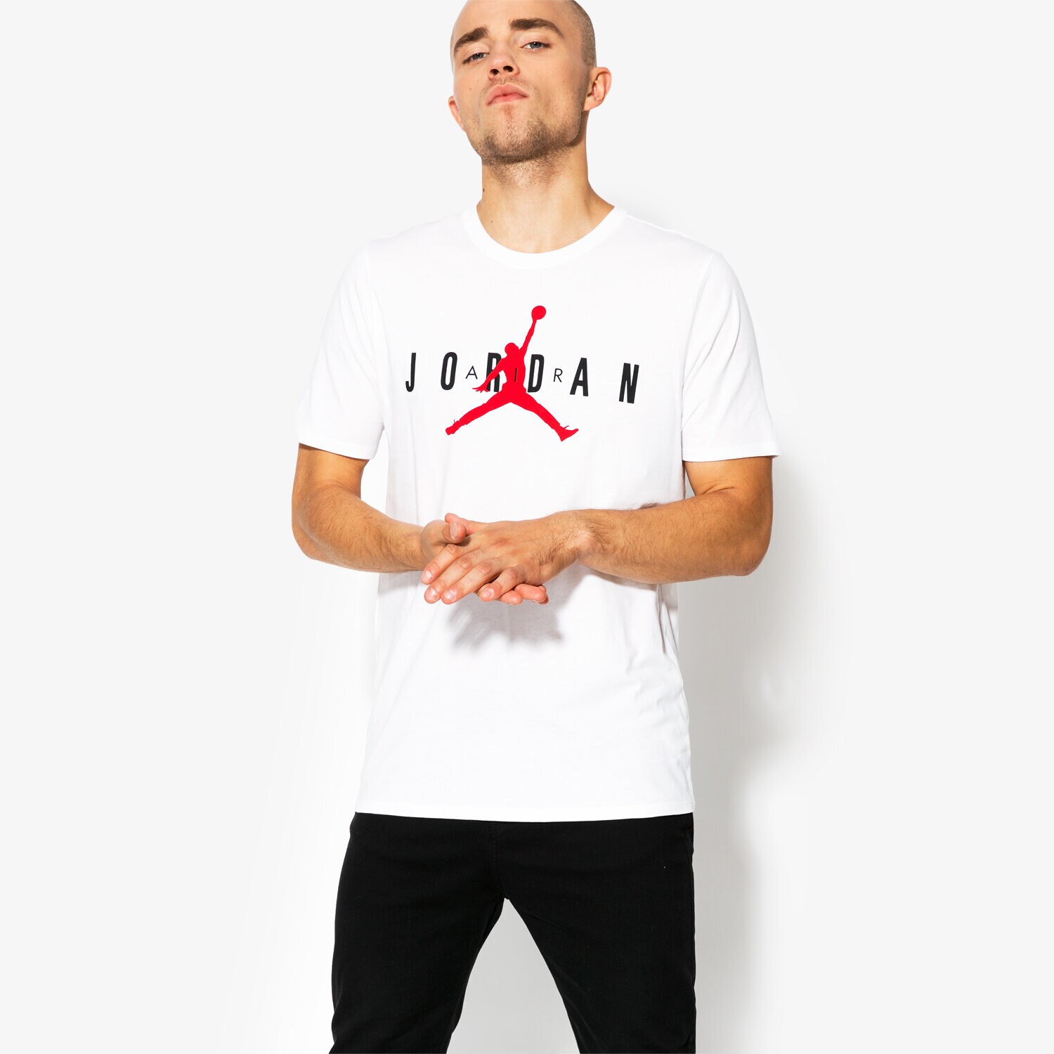 Herren T-Shirt JORDAN T-SHIRT SS M JSW TEE BRAND 5 AA1907-100 Weiß