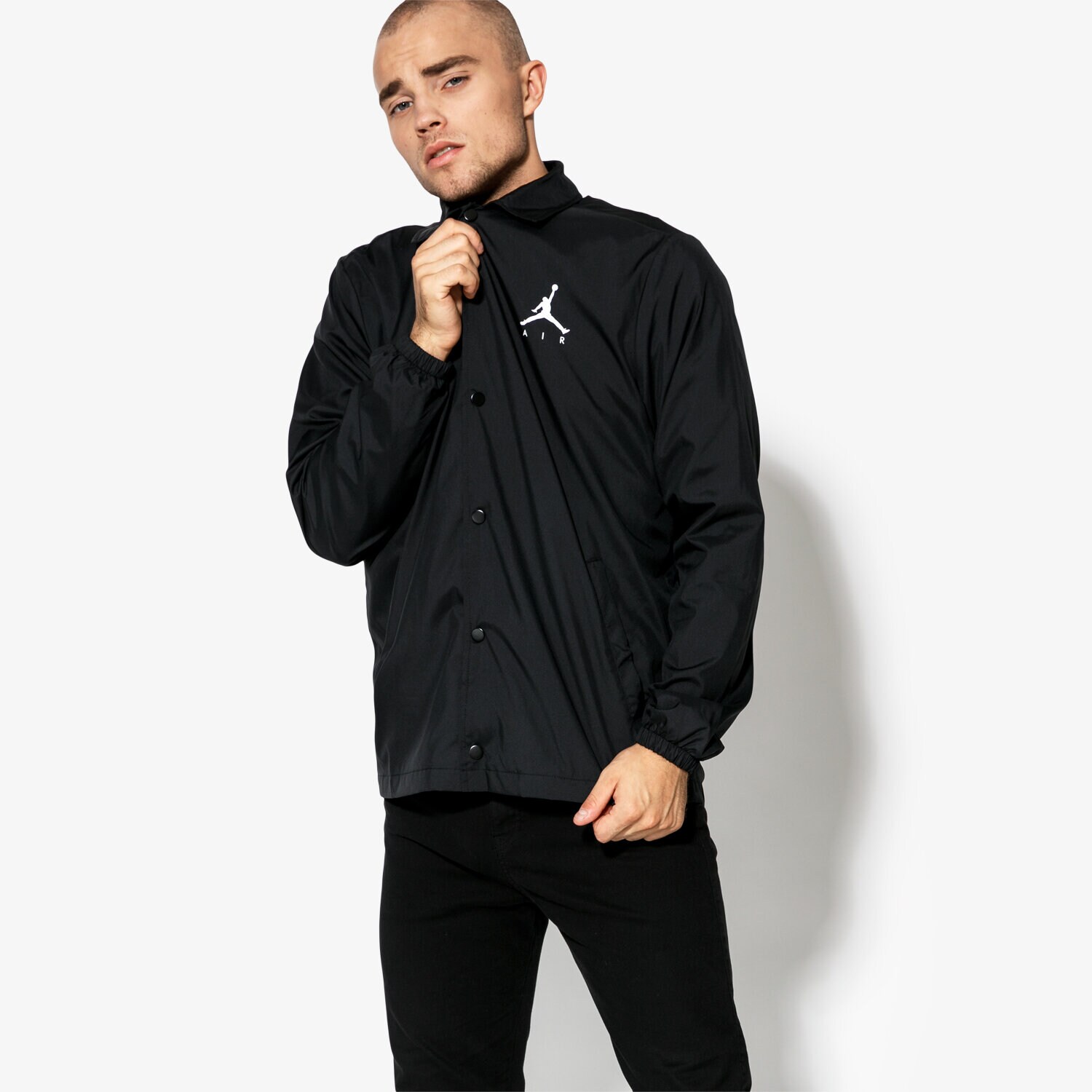 Herren Winterjacke JORDAN JACKE JUMPMAN COACHES JKT 939966-010 Schwarz