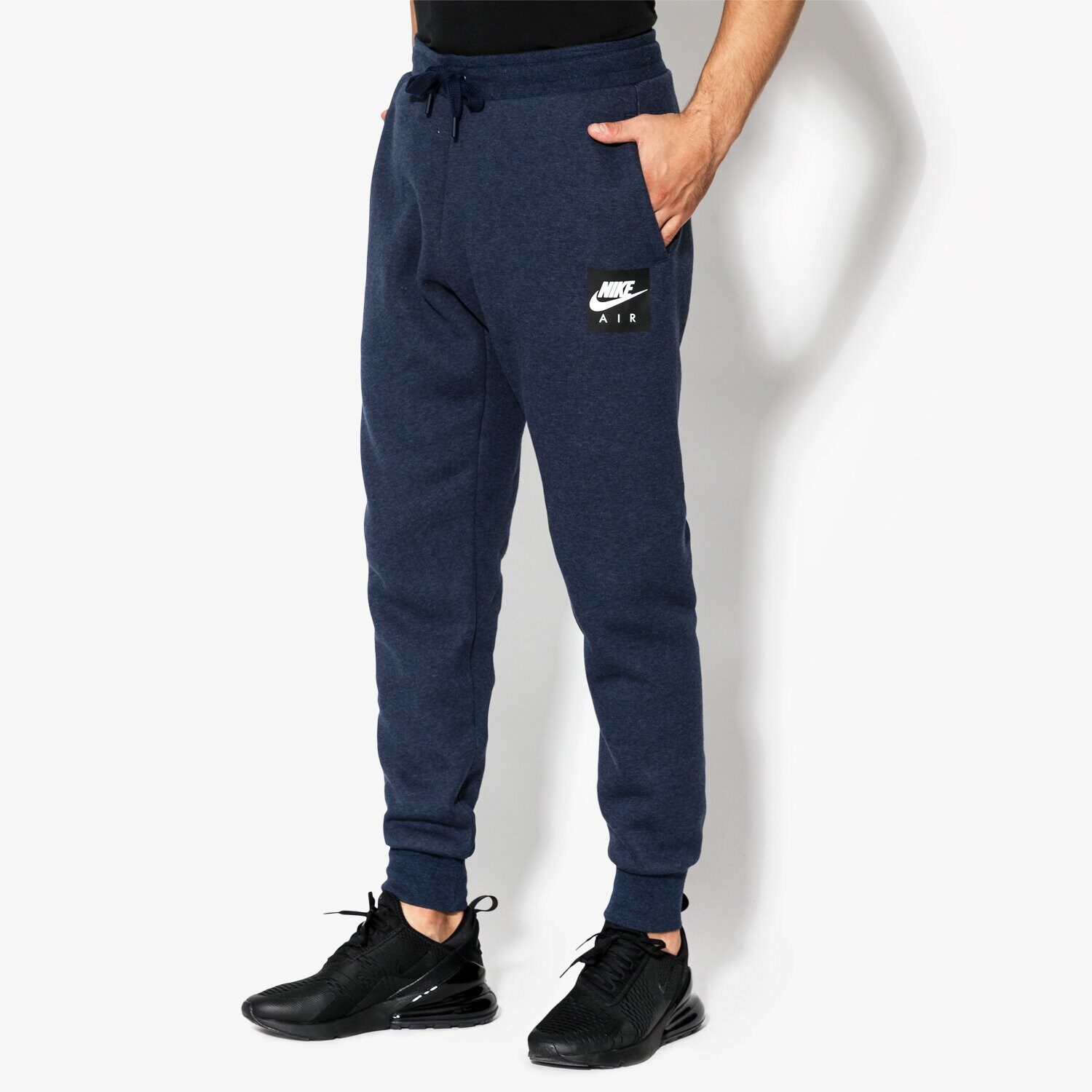 Herren Hosen NIKE HOSE M NSW PANT FLC NIKE AIR 928637-473 Dunkelblau