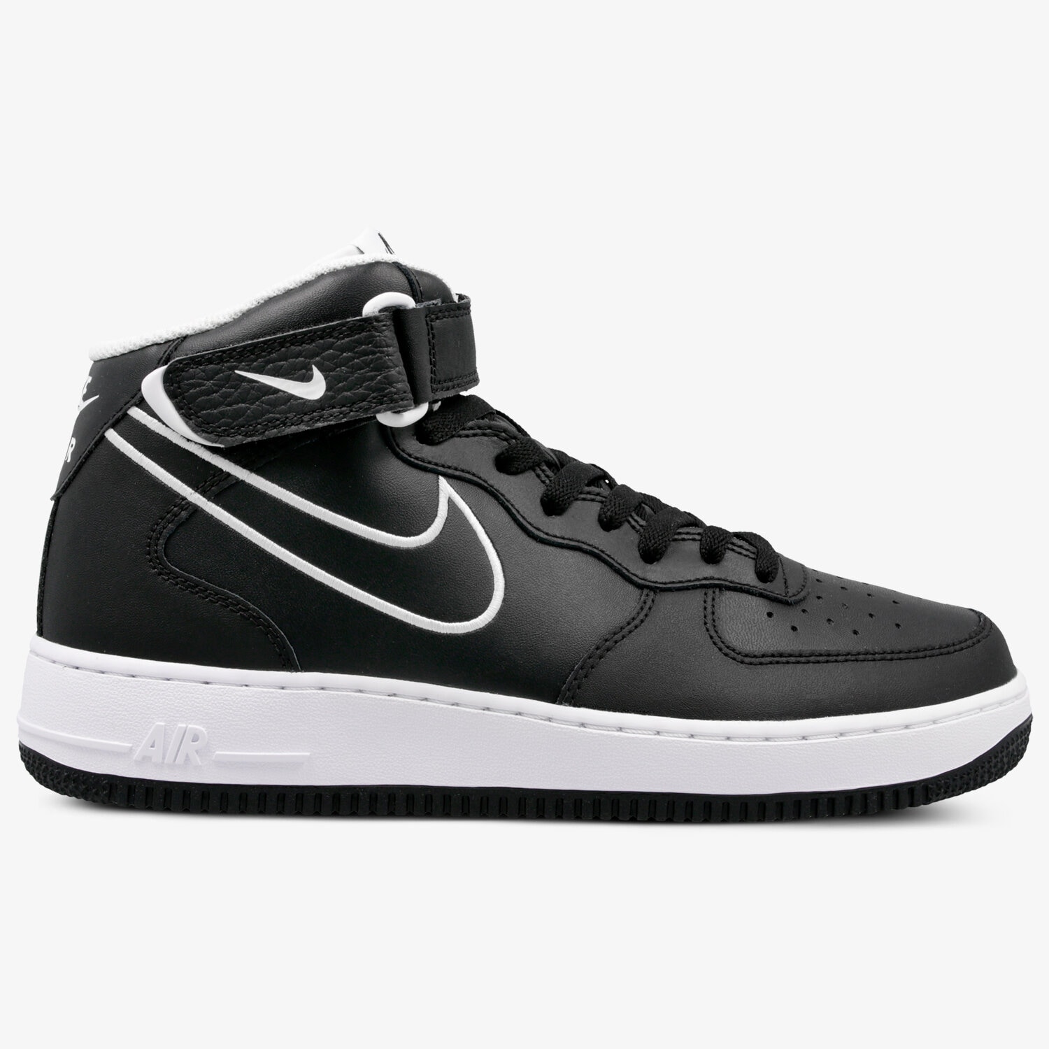 Herren Sneaker NIKE AIR FORCE 1 MID '07 LTHR AQ8650-001 Schwarz