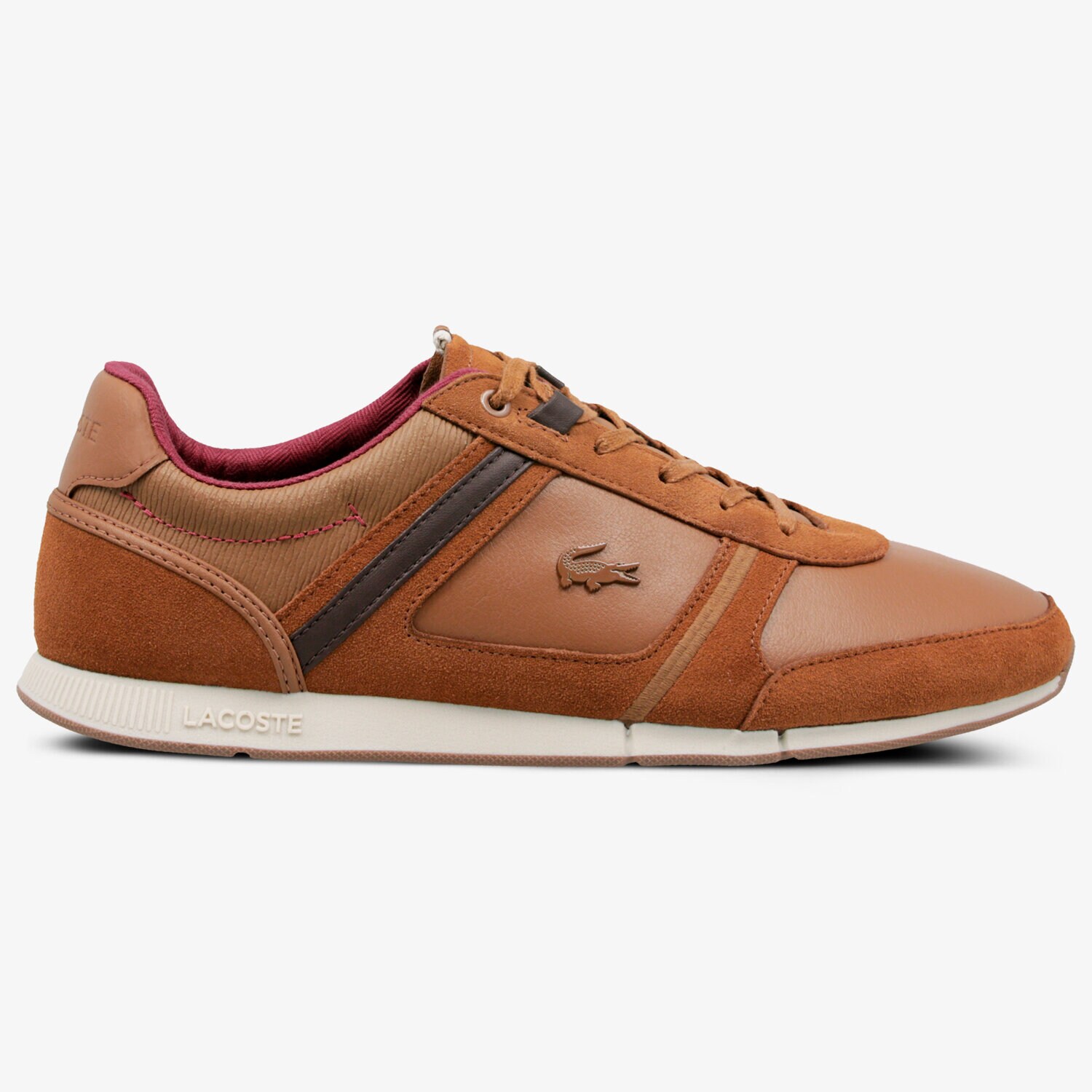 Herren Sneaker LACOSTE MENERVA 318 1 736CAM0052267 Braun