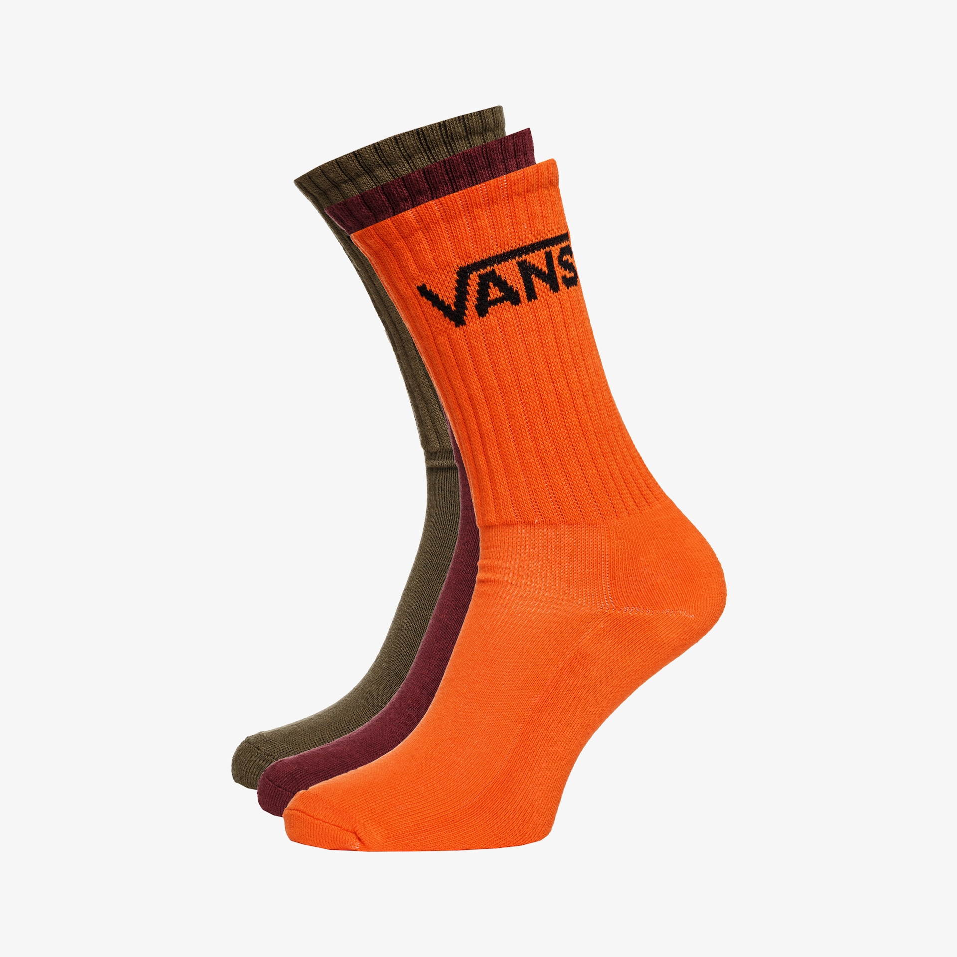 Damen Socken VANS SOCKEN CLASSIC CREW (9.5-13, 3PK) V00XSEFLM Multicolor