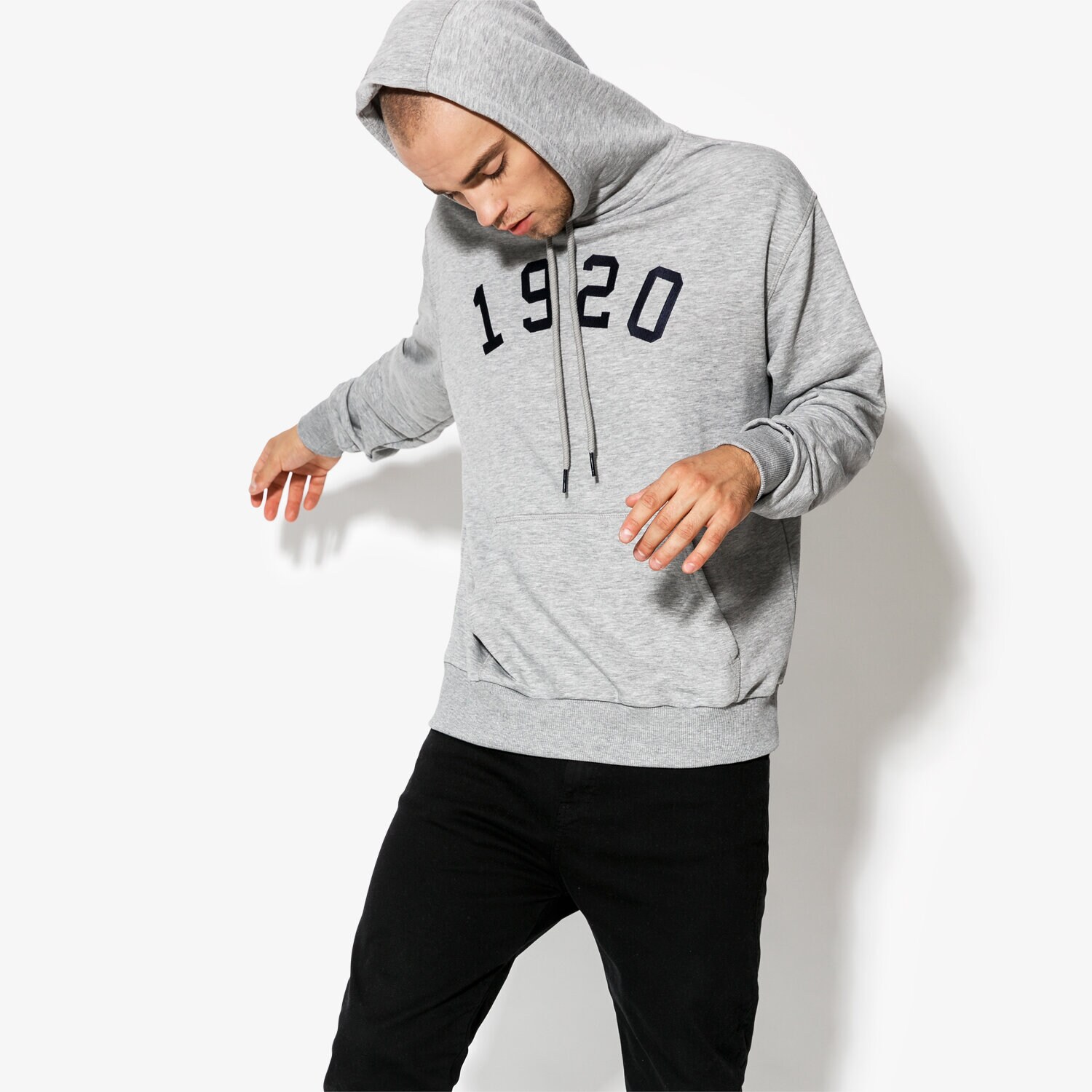 Herren NEW ERA SWEATSHIRT NE BRANDED PO HOODY 1920 NEW ERA LGH 11604085 Grau