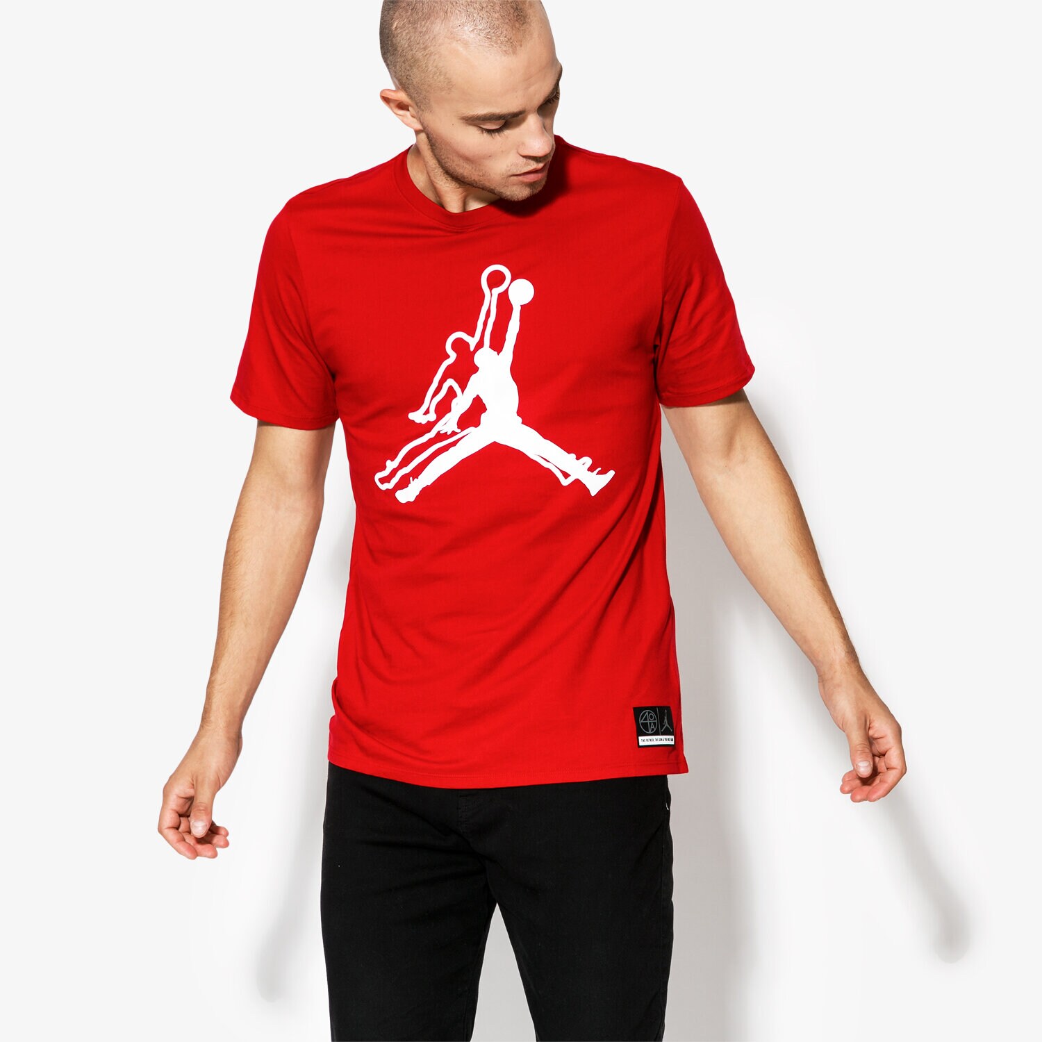 Herren T-Shirt JORDAN T-SHIRT SS M JSW TEE HE GOT GAME JMPMN AR1284-687 Rot