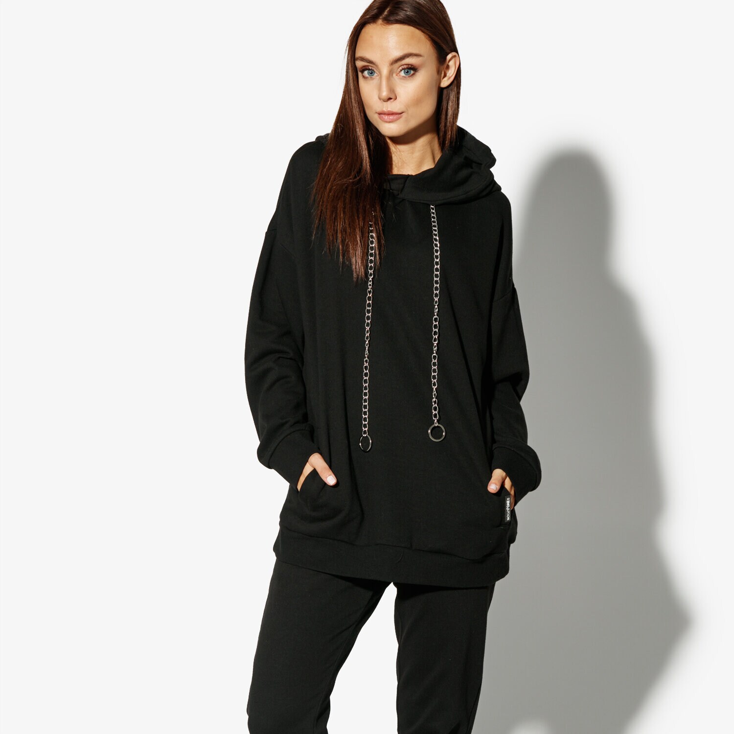 Damen CONFRONT SWEATSHIRT GLAM CF38BLD25001 Schwarz